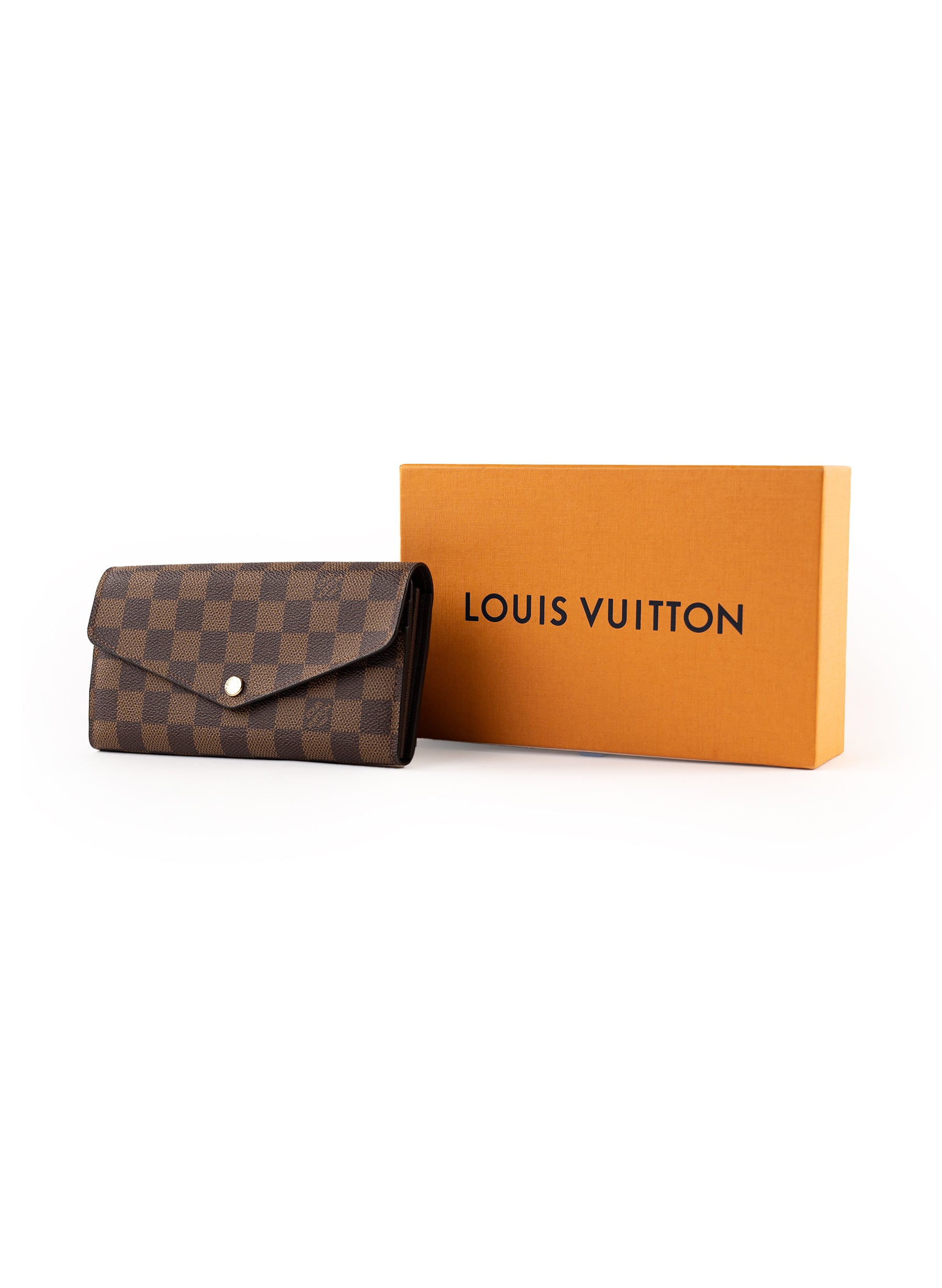 Louis Vuitton Damier Ebene Sarah Wallet NM