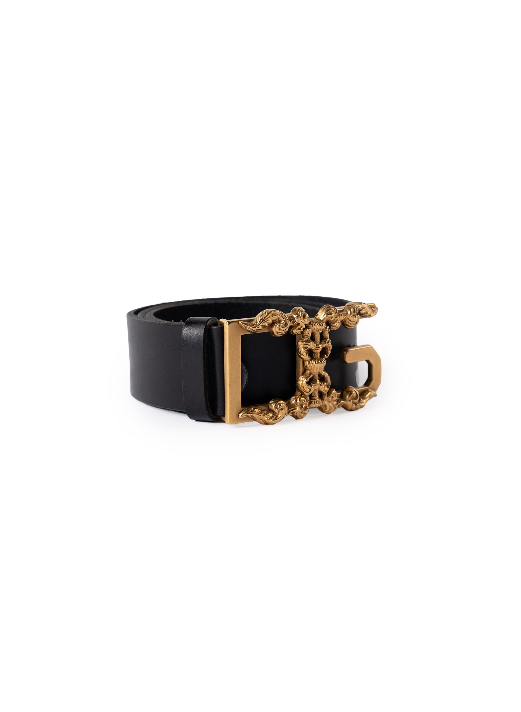 Dolce & Gabbana Baroque Logo Belt