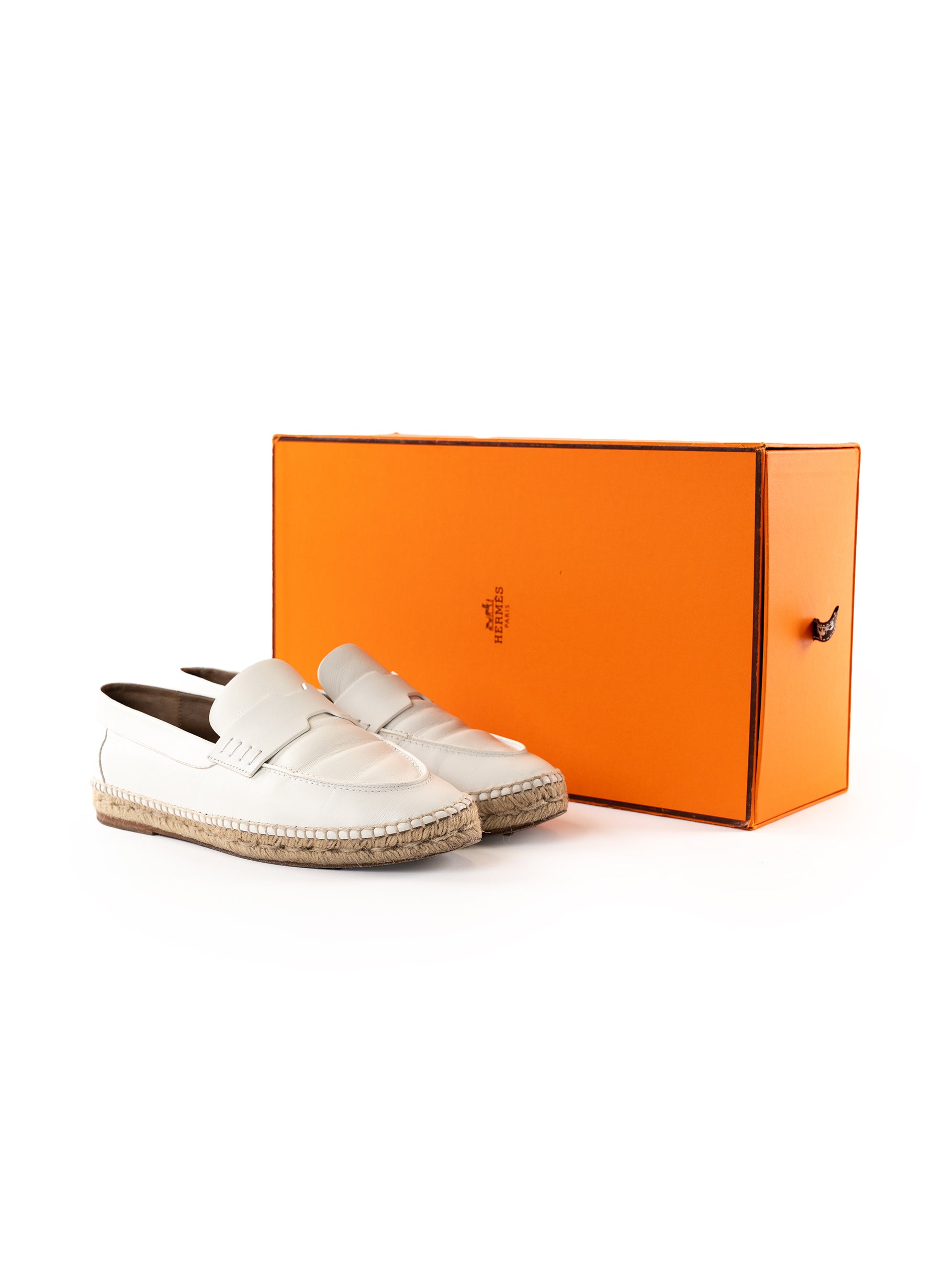 Hermes Calfskin Trip Espadrilles