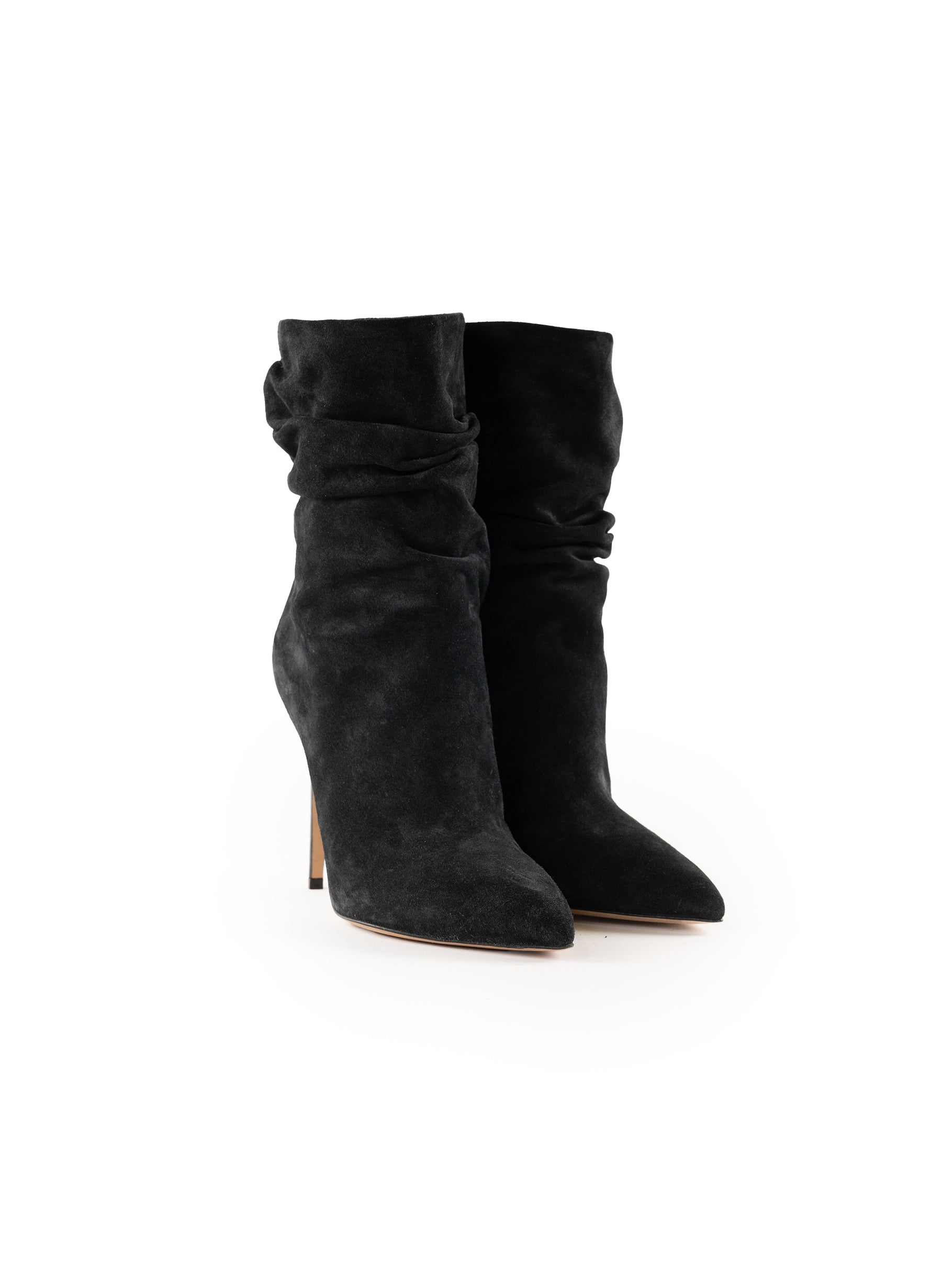 Paris Texas Slouchy Pointed-Toe Ankle Boots