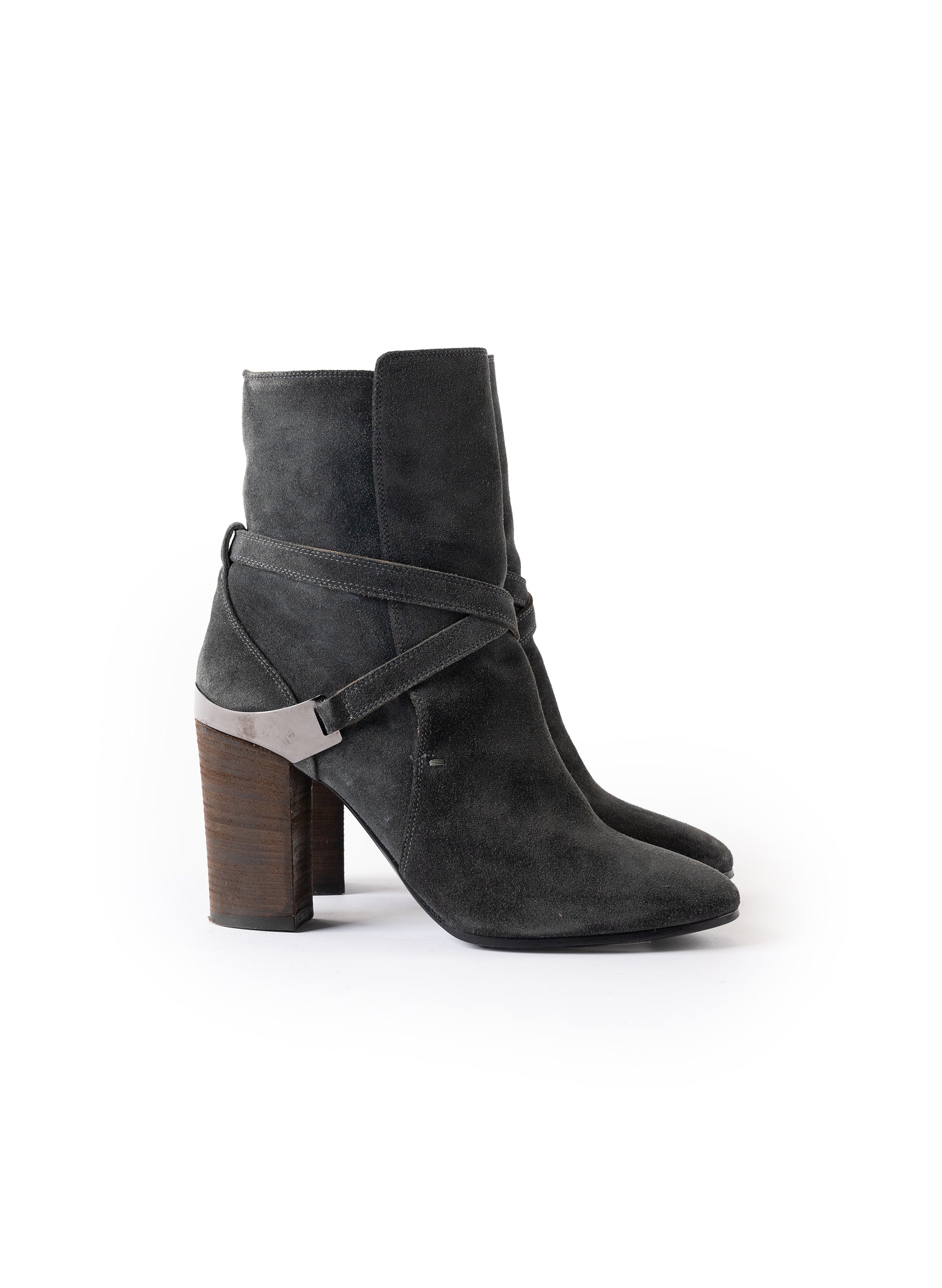 Lanvin Suede Ankle Boots