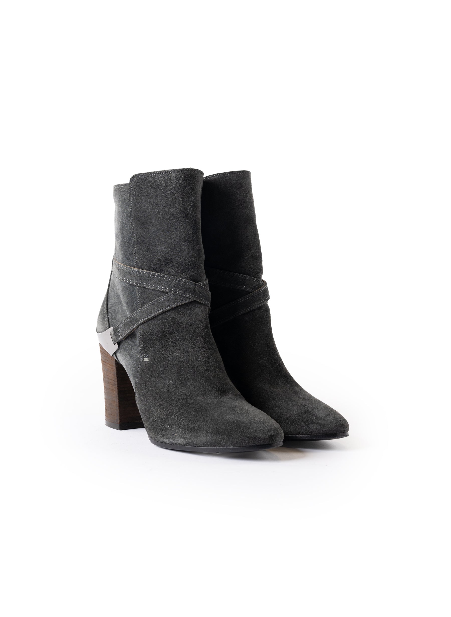 Lanvin Suede Ankle Boots