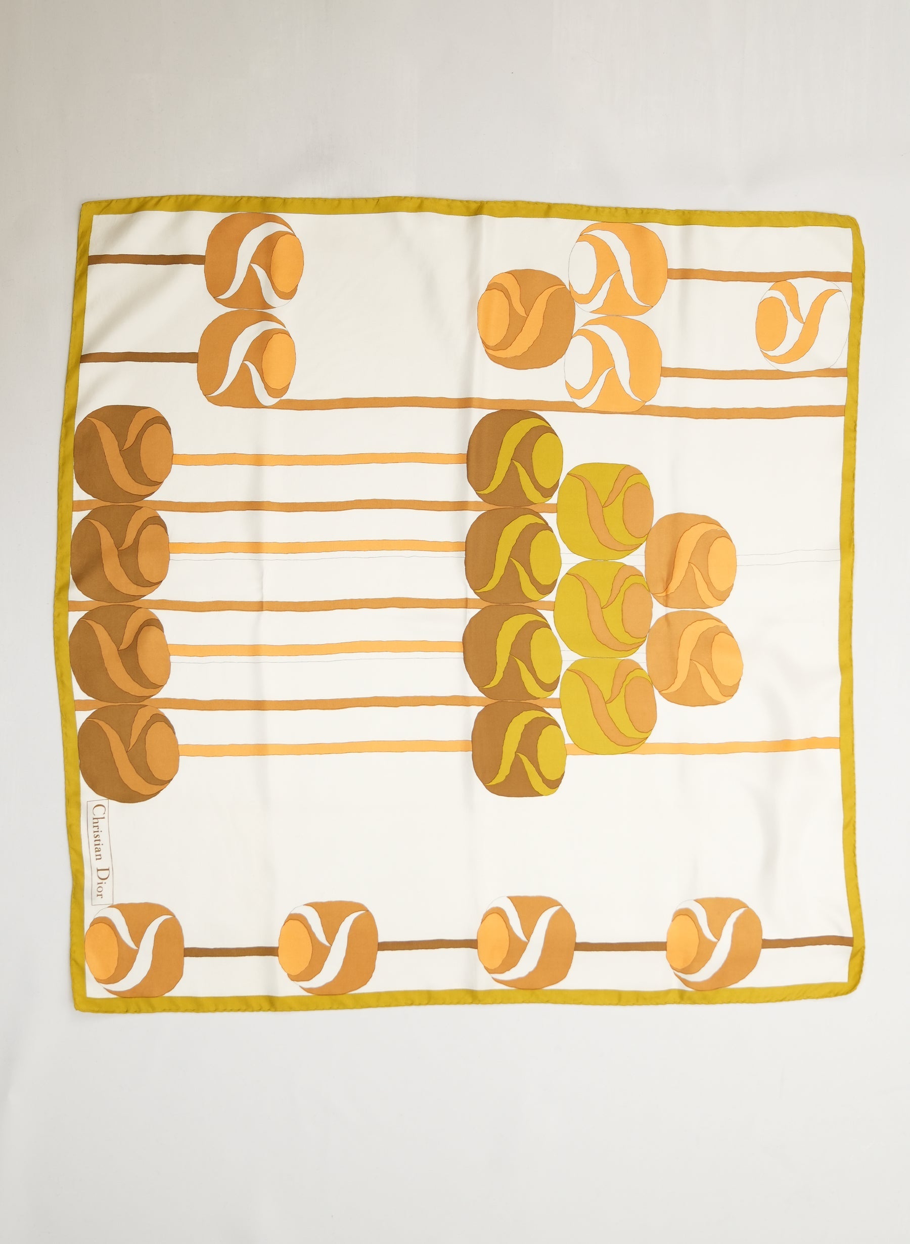 Christian Dior Printed Silk Scarf