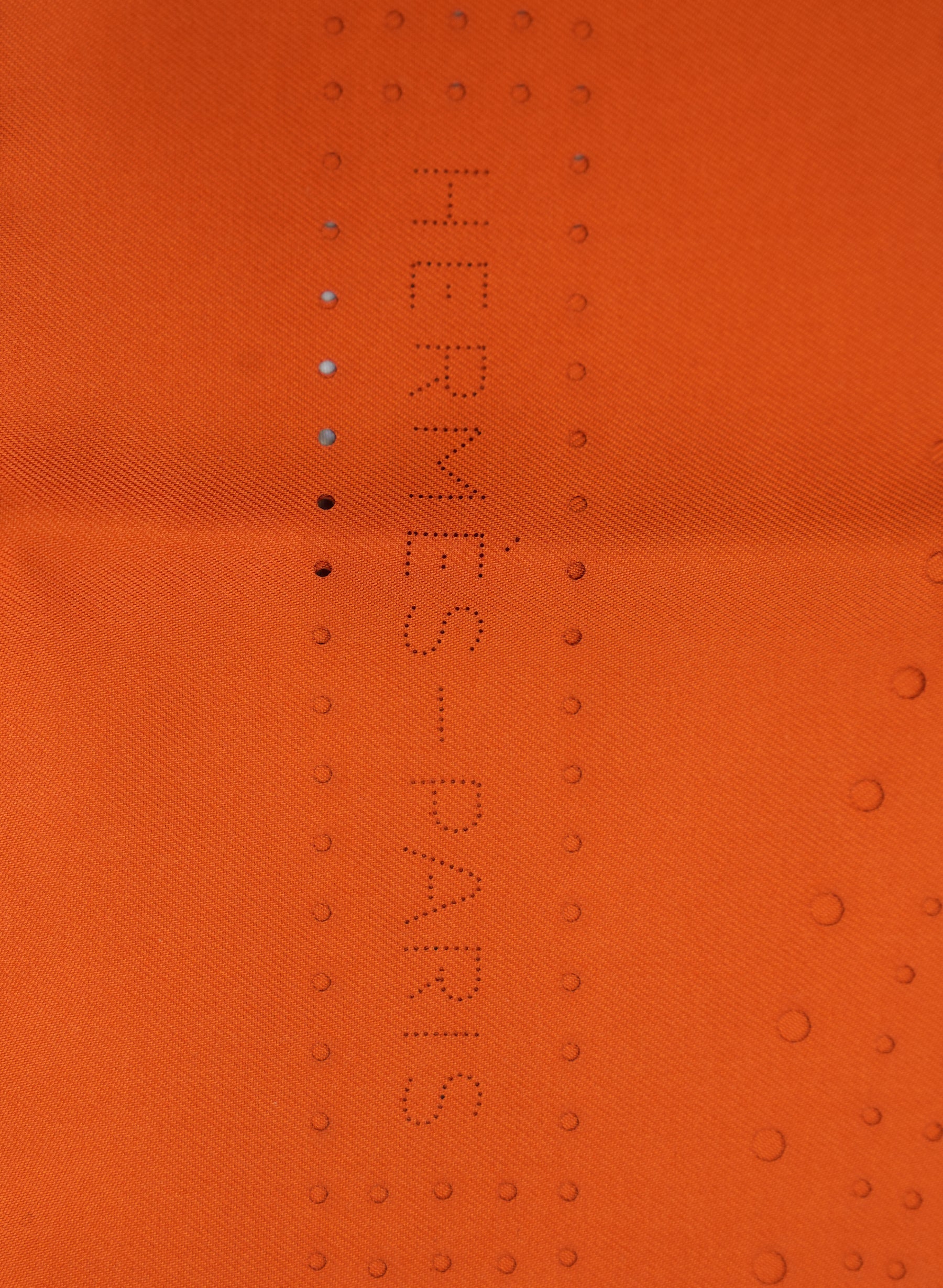 Hermes Orange Silk Scarf