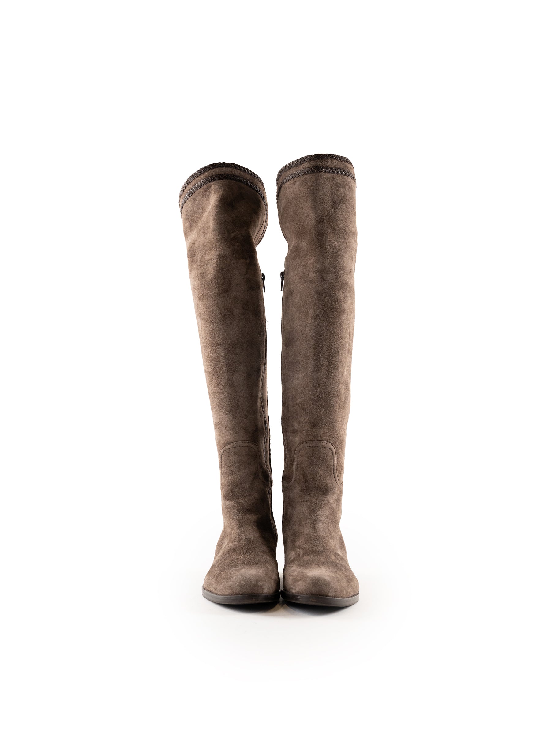 Lavorazione Artigiana Suede Knee High Boots