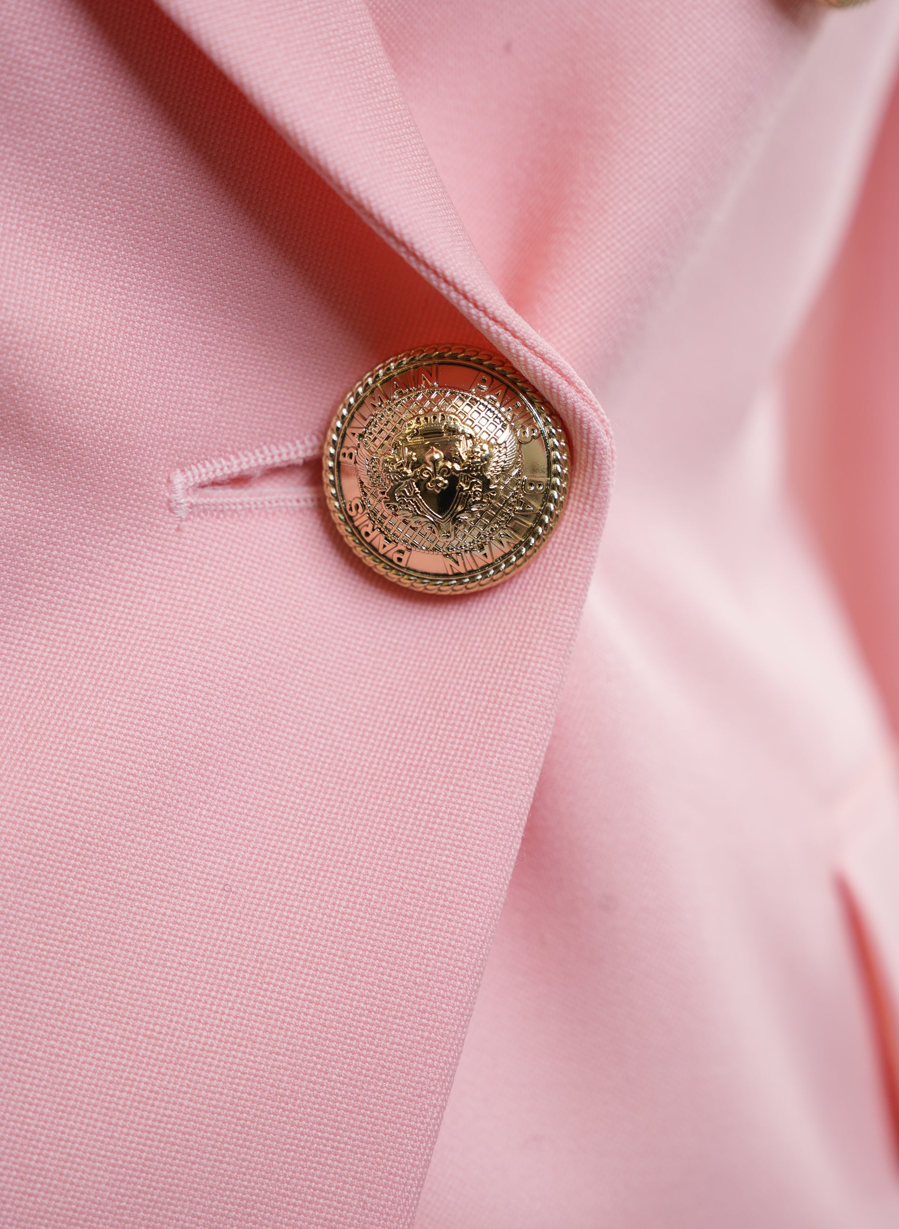 Balmain Double Breast Salmon Pink Blazer