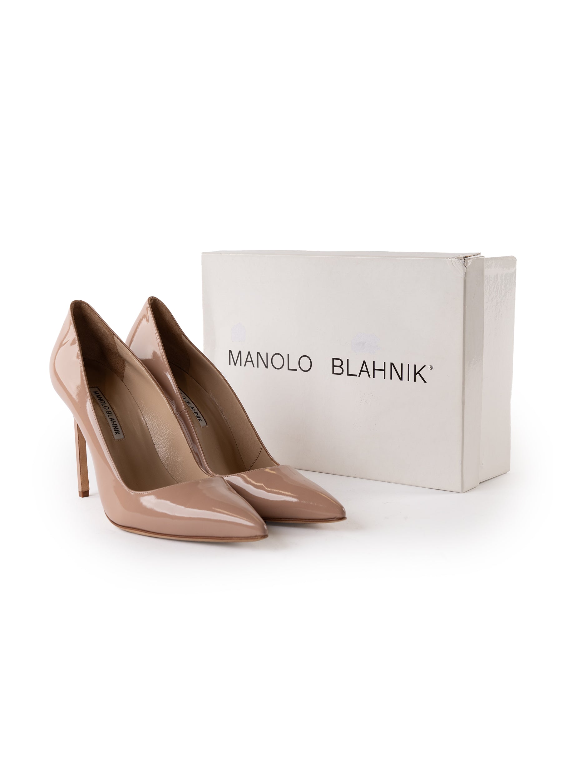 Manolo Blahnik Patent BB Pumps