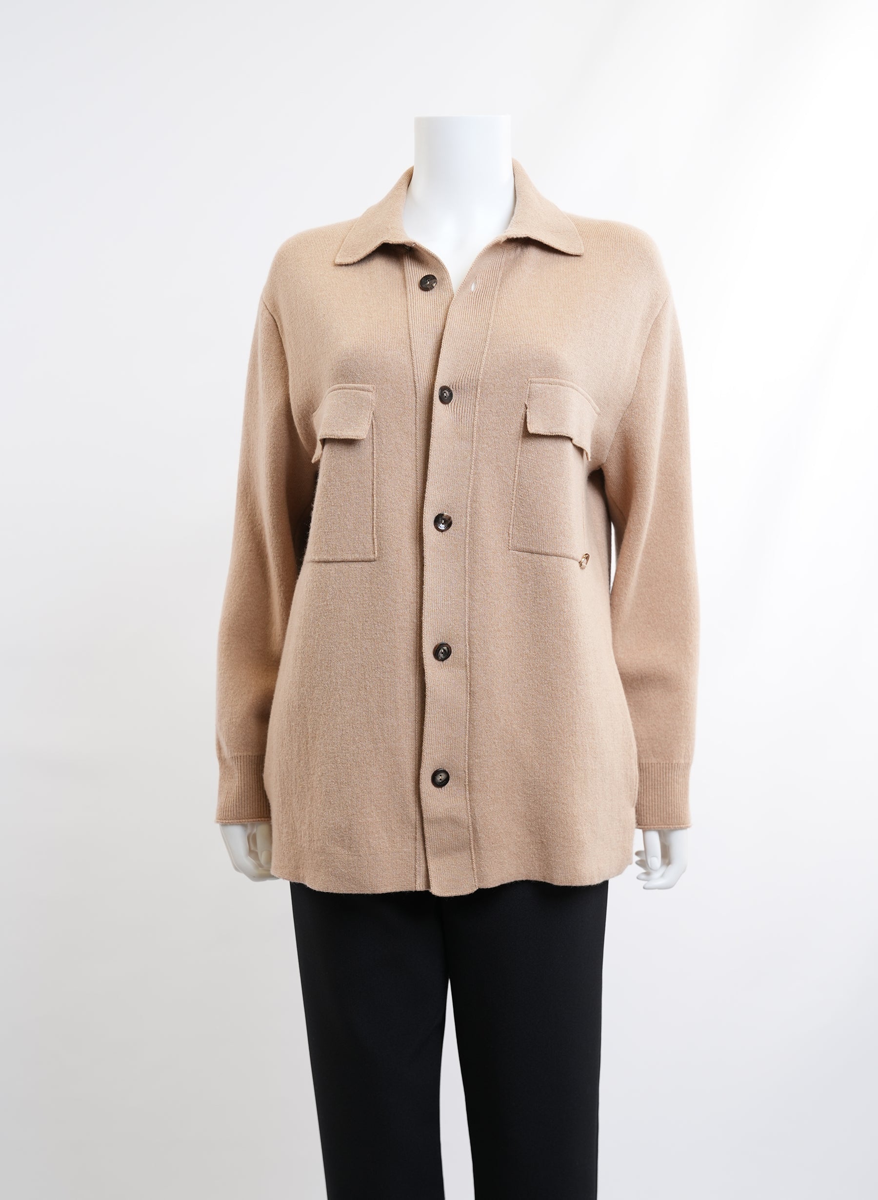 Agnona Knit Shirt Jacket