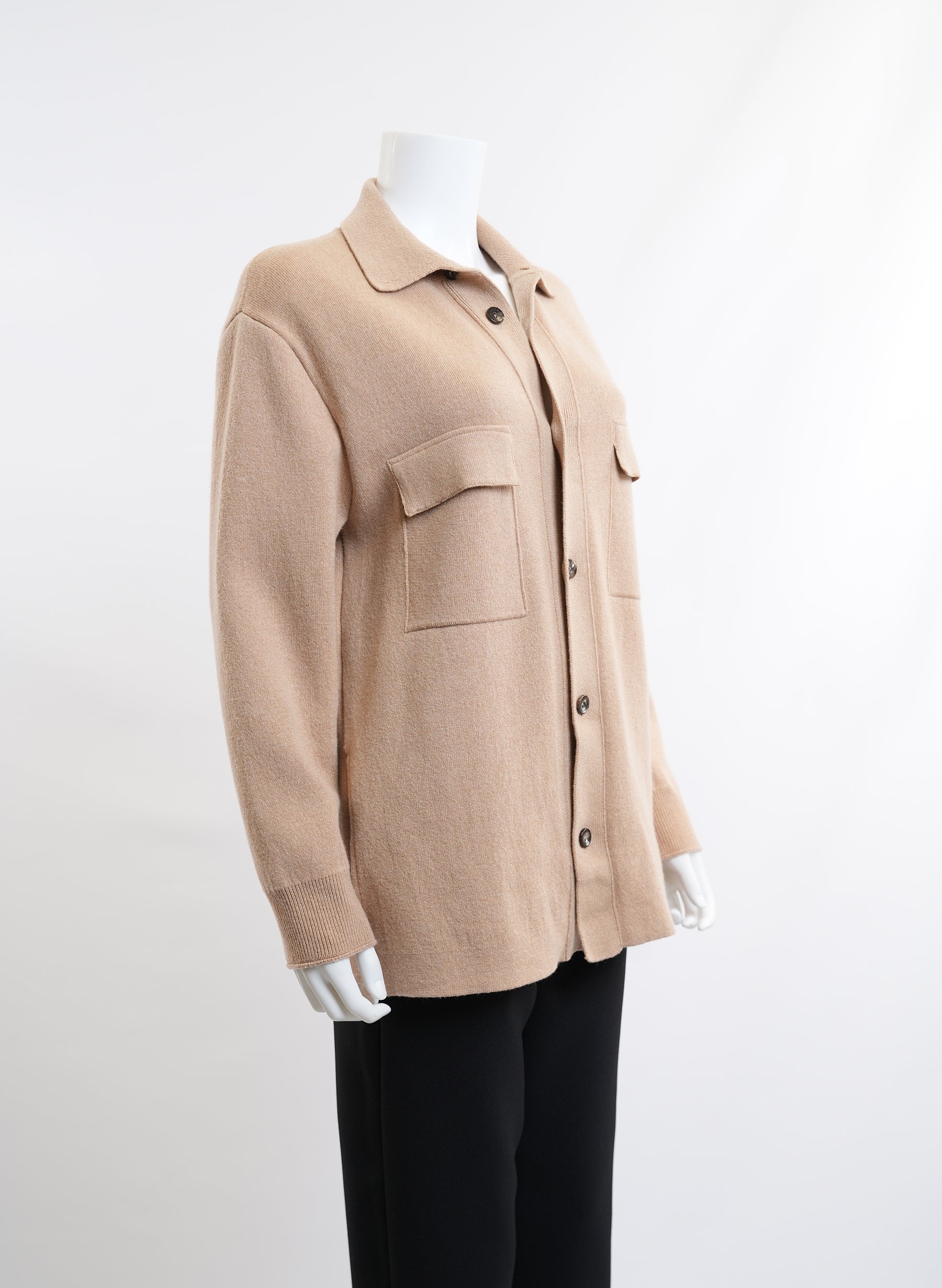 Agnona Knit Shirt Jacket