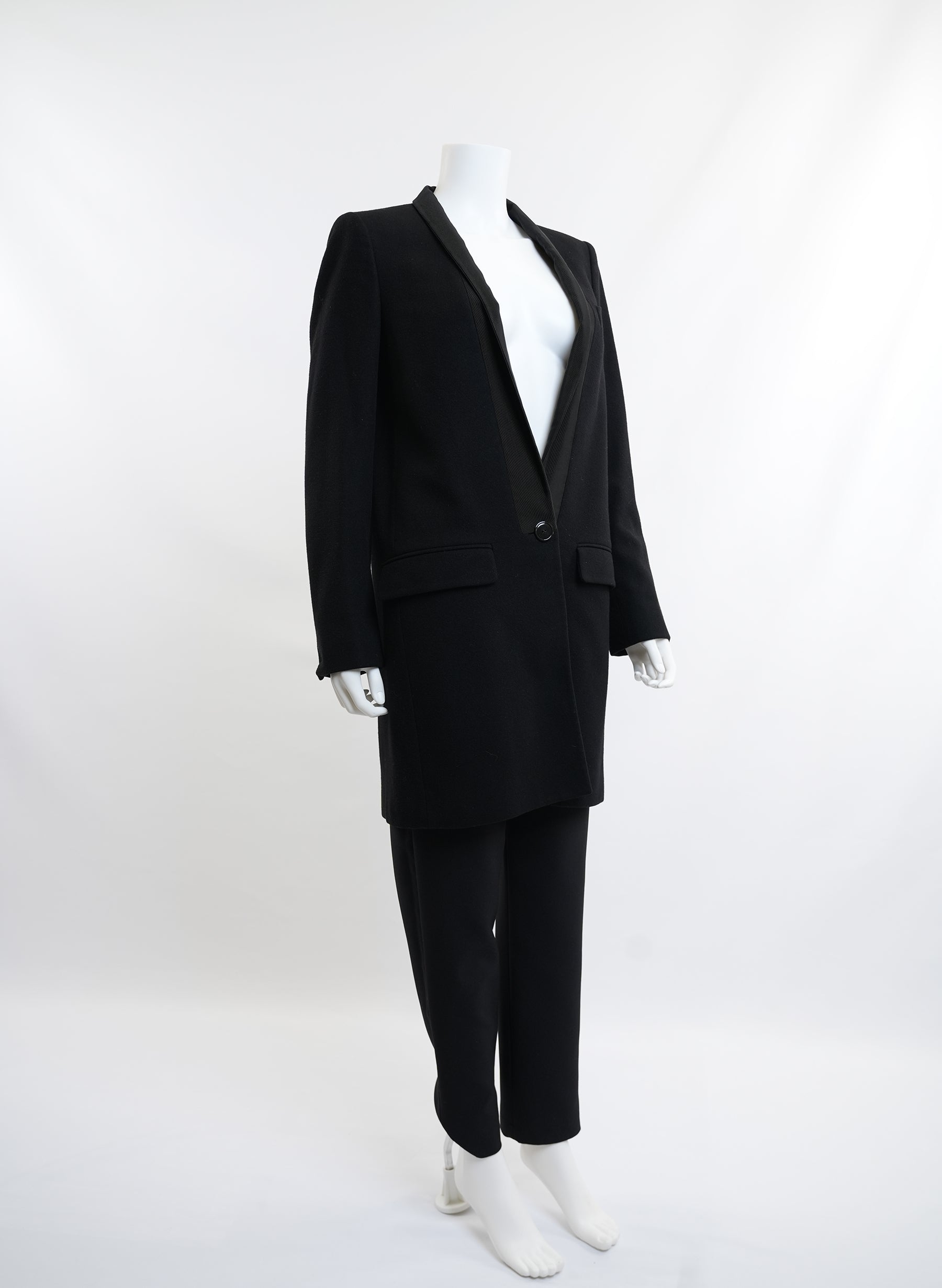 Stella McCartney Wool Gabardire Coat