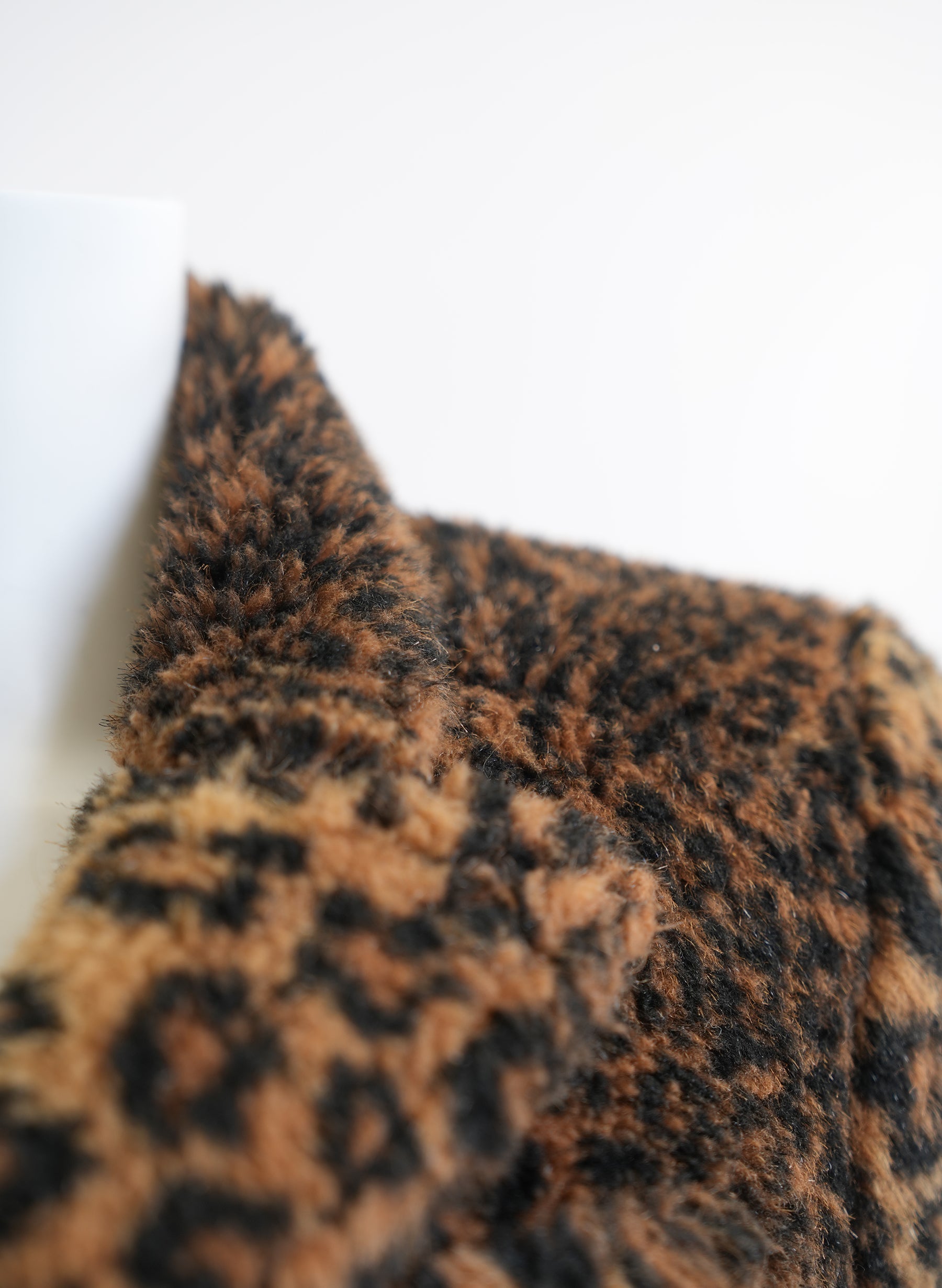 Balenciaga Leopard Print Faux Fur Coat