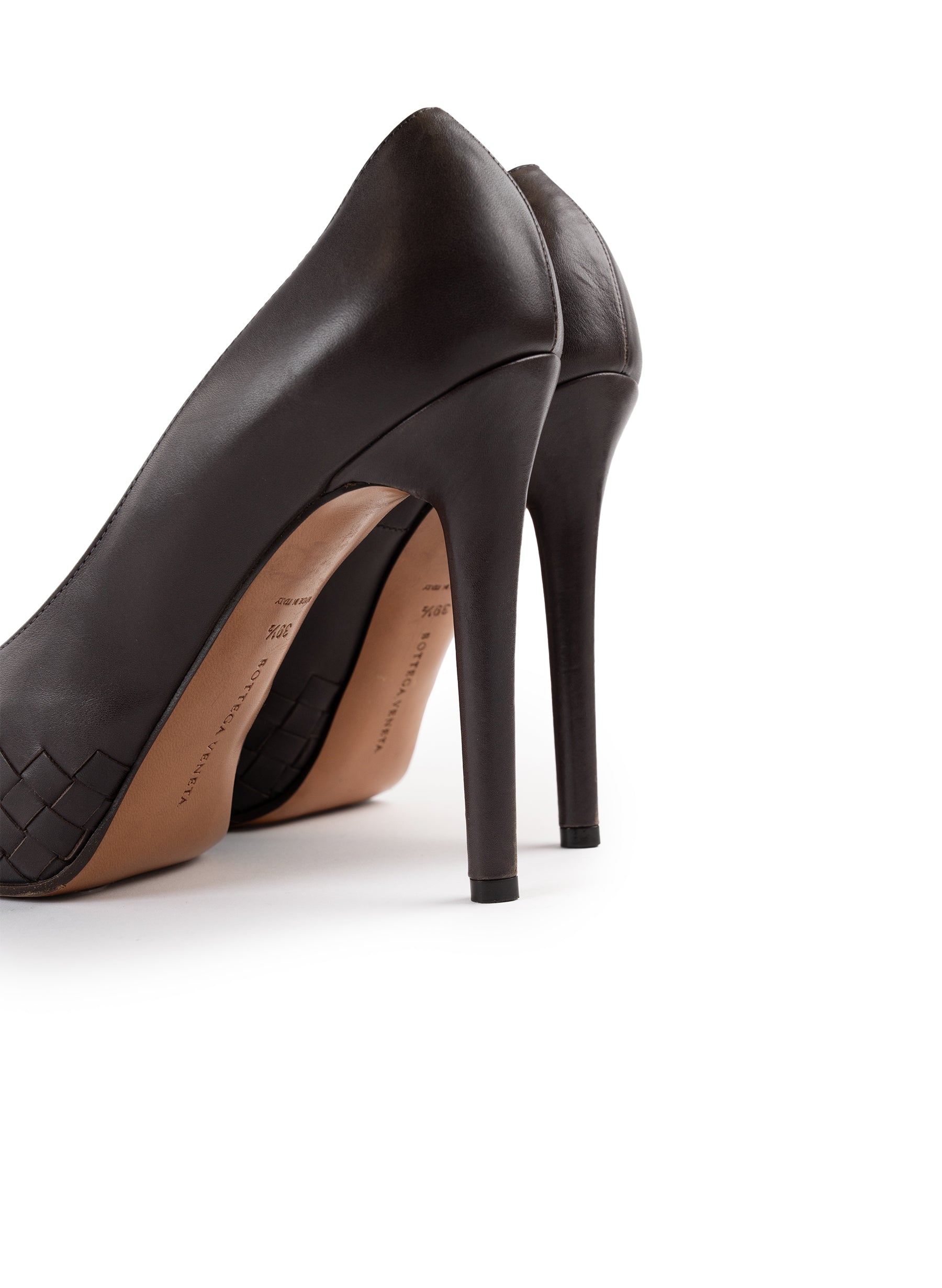 Bottega Veneta Intrecciato Leather Pumps