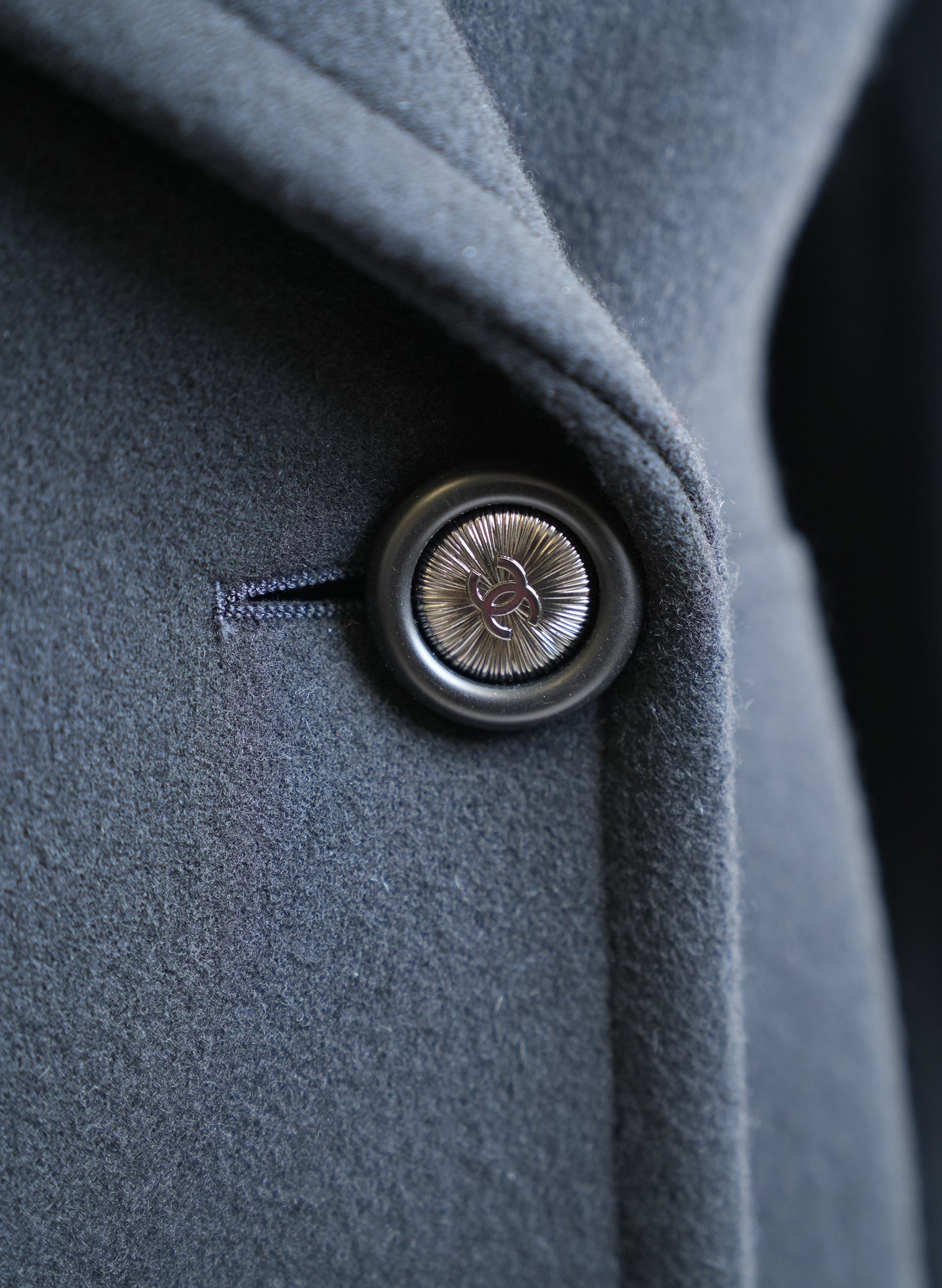 Chanel Double Breasted Peacoat Jacket