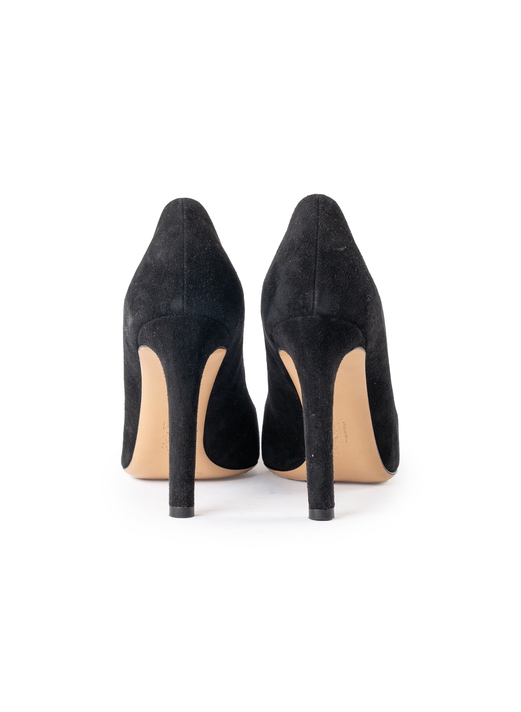 Salvatore Ferragamo Suede Mimi Pumps