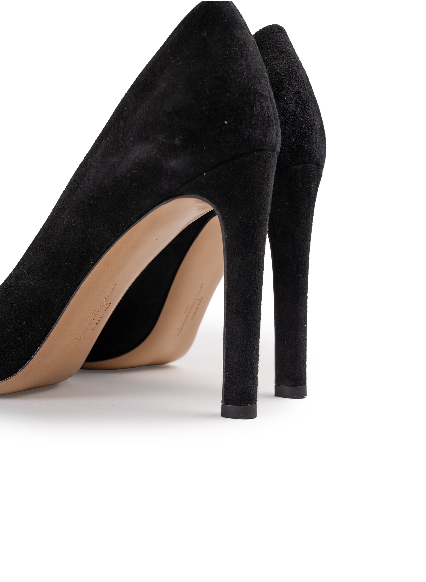 Salvatore Ferragamo Suede Mimi Pumps