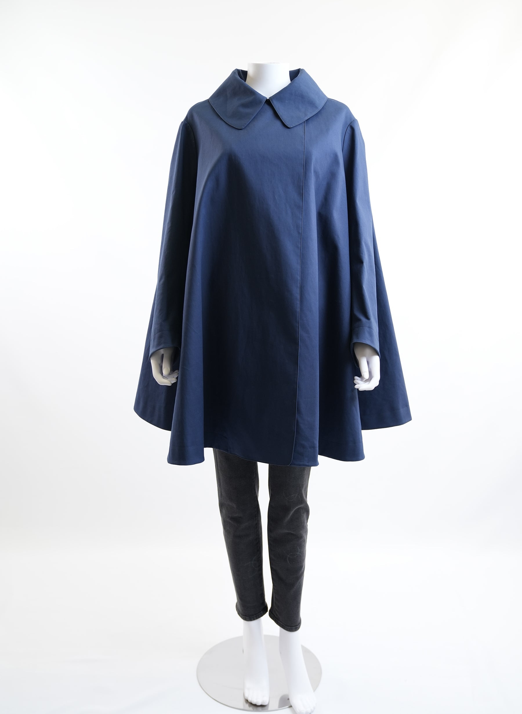 Alaia Navy Overcoat