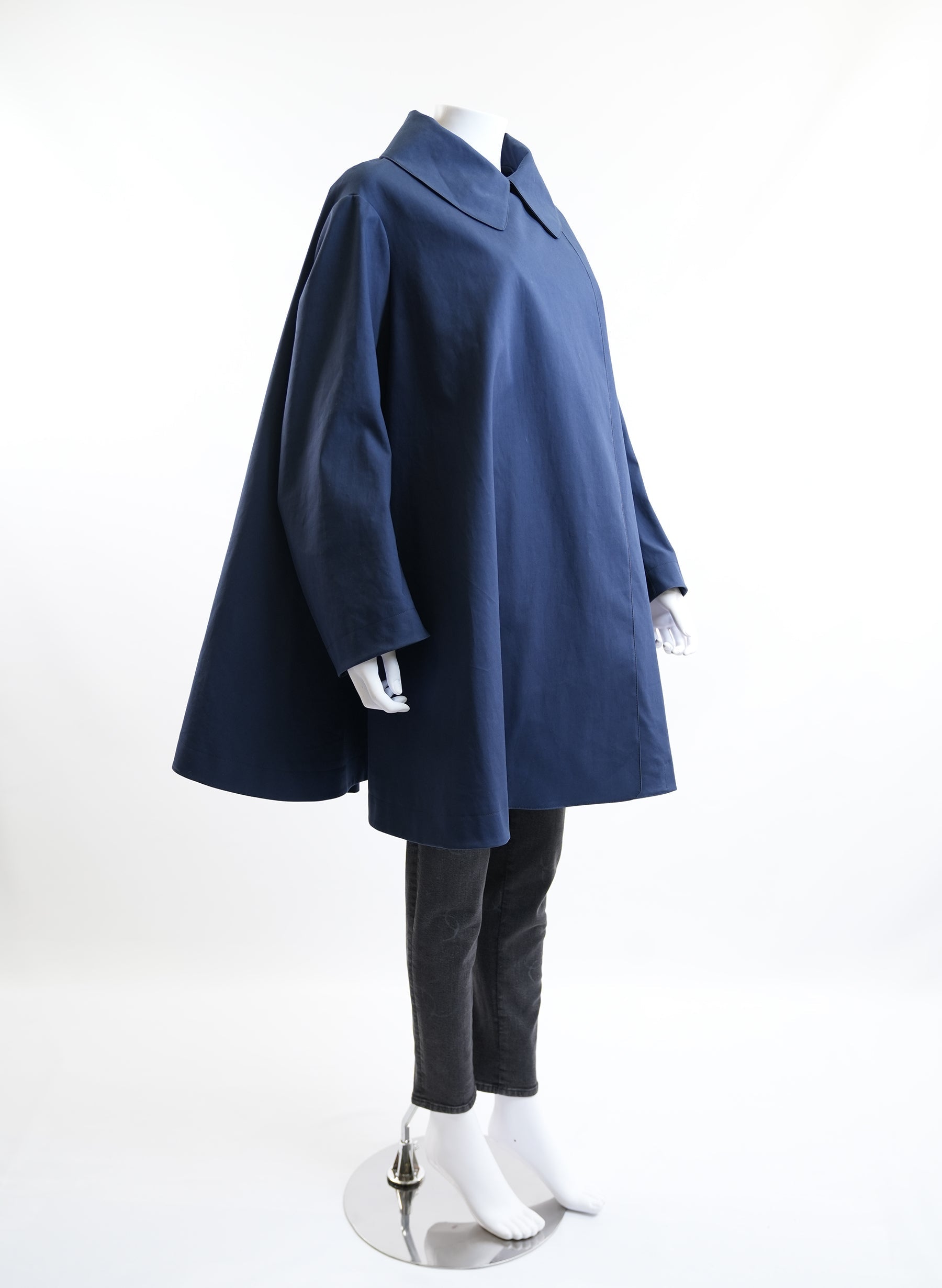 Alaia Navy Overcoat