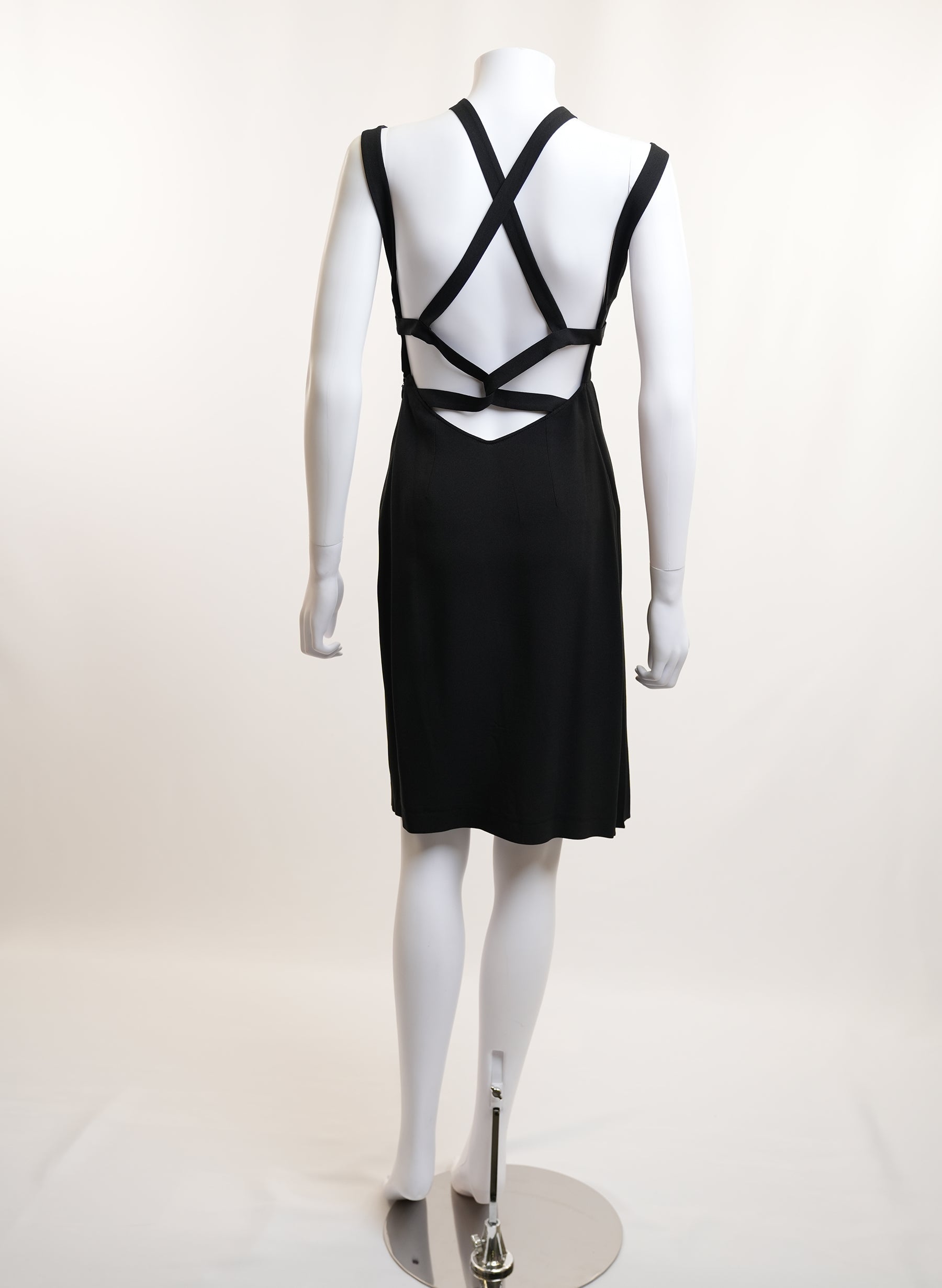 Dior Black Strap Dress