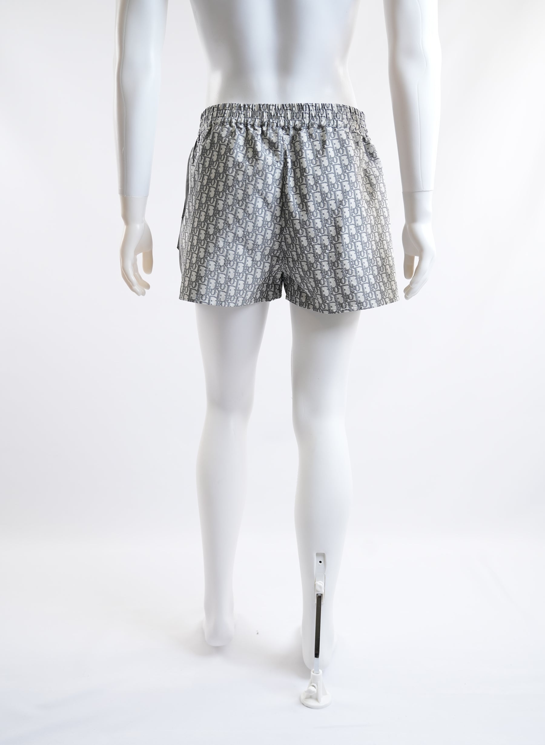 Dior Monogram Light Grey Print Shorts
