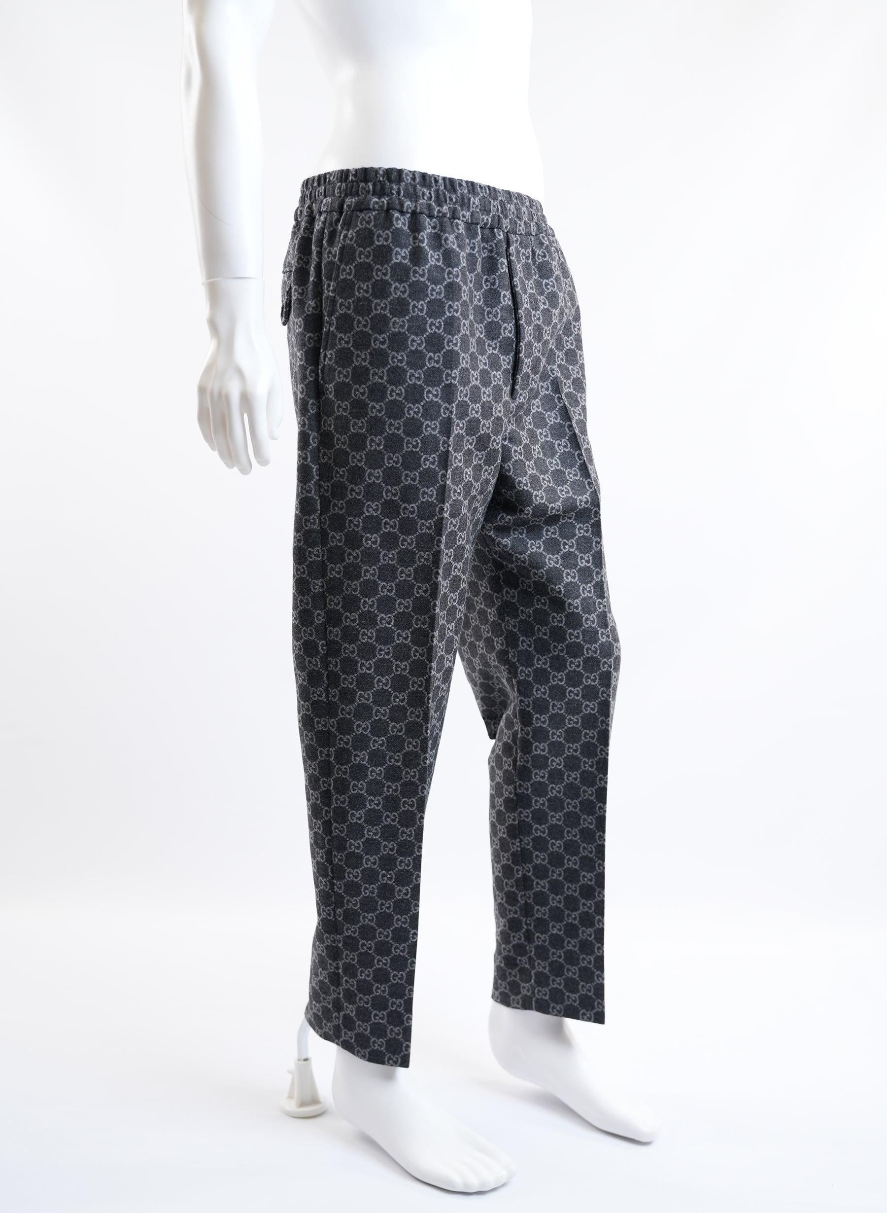 Gucci Dark Grey Wool Pants