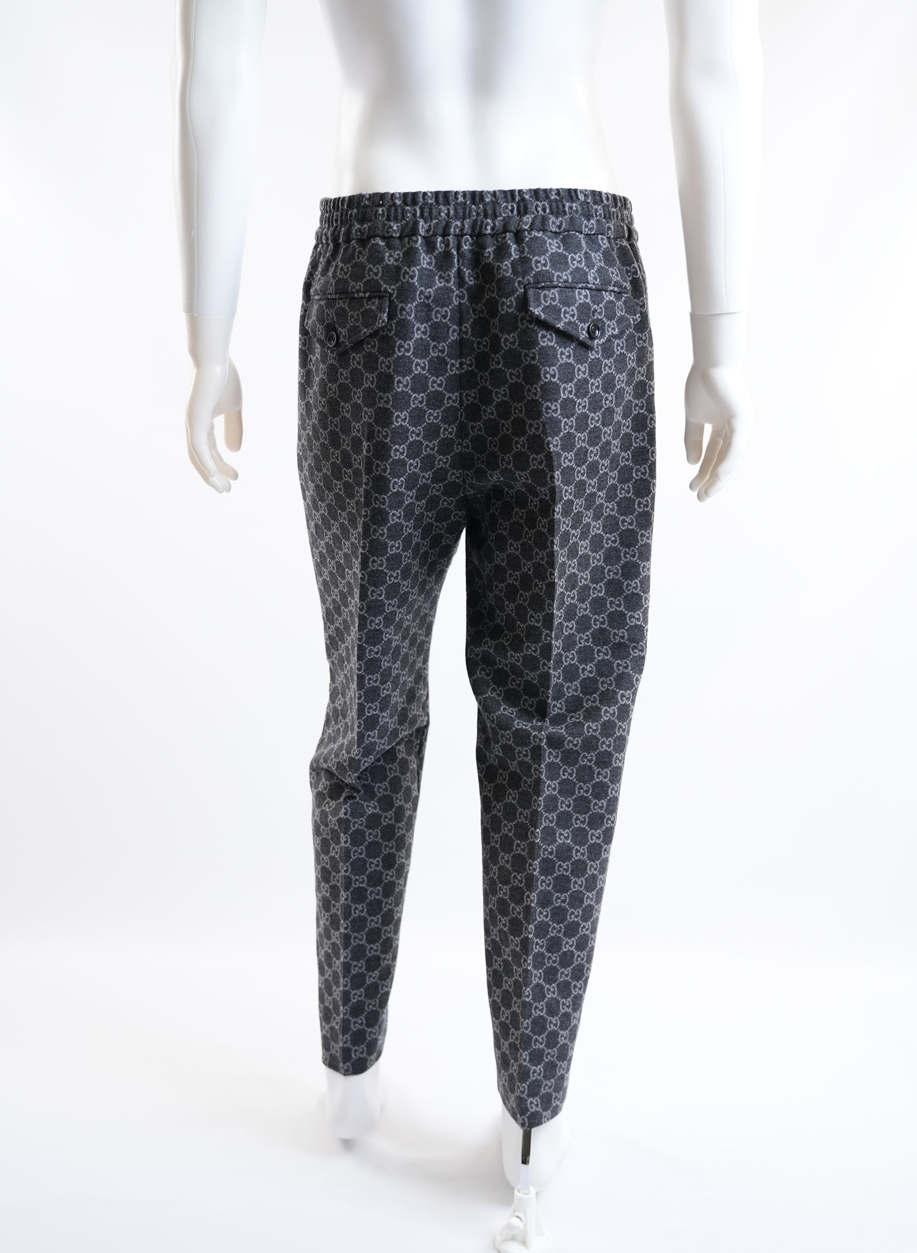 Gucci Dark Grey Wool Pants