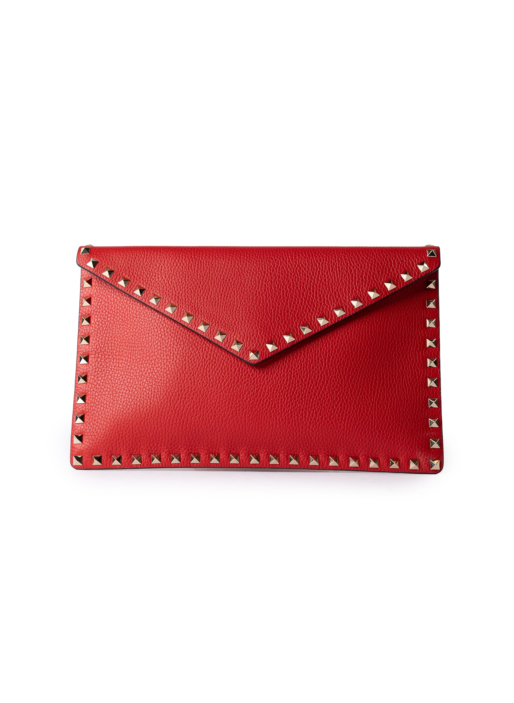 Valentino Large Rockstud Leather Pouch