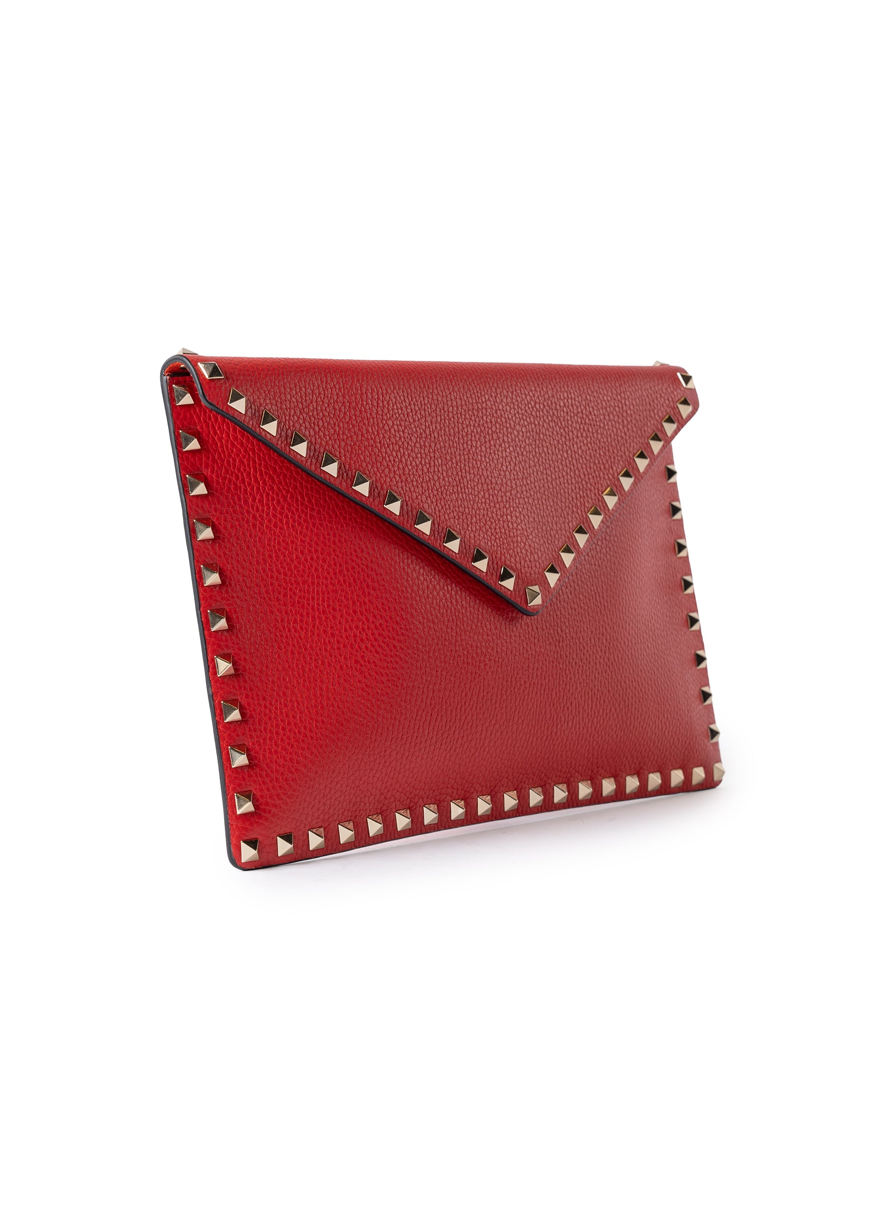 Valentino Large Rockstud Leather Pouch