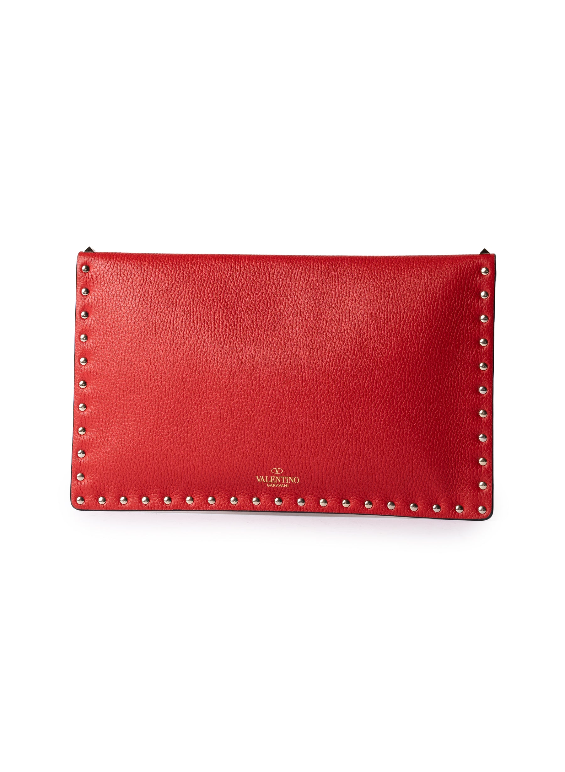 Valentino Large Rockstud Leather Pouch