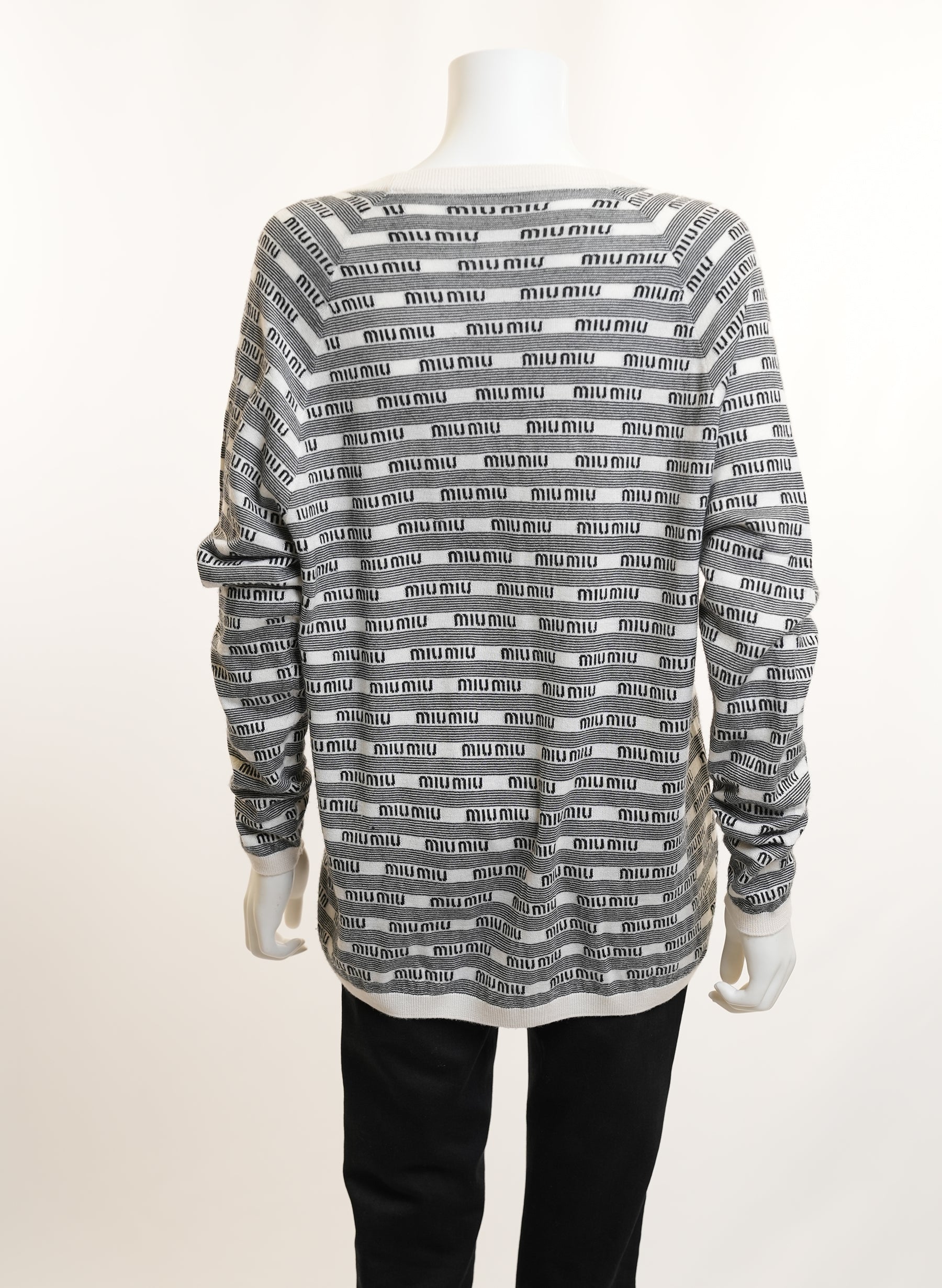 Miu Miu Monogram Sweater Cardigan