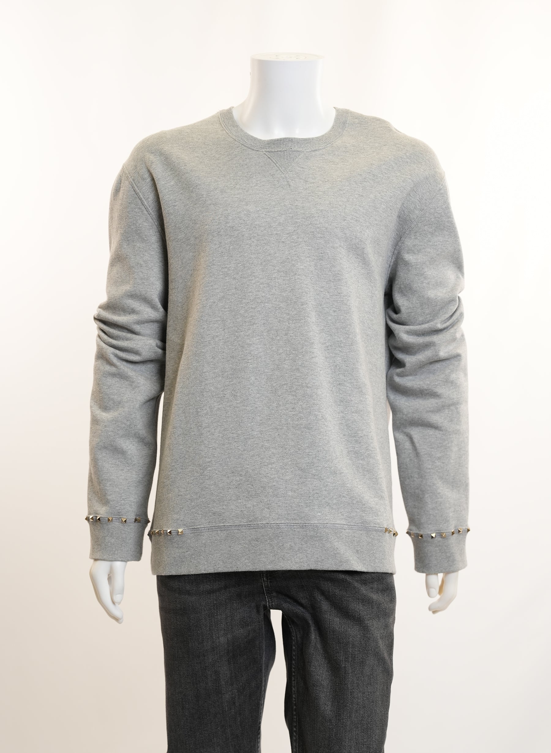 Valentino Grey Crewneck Sweatshirt