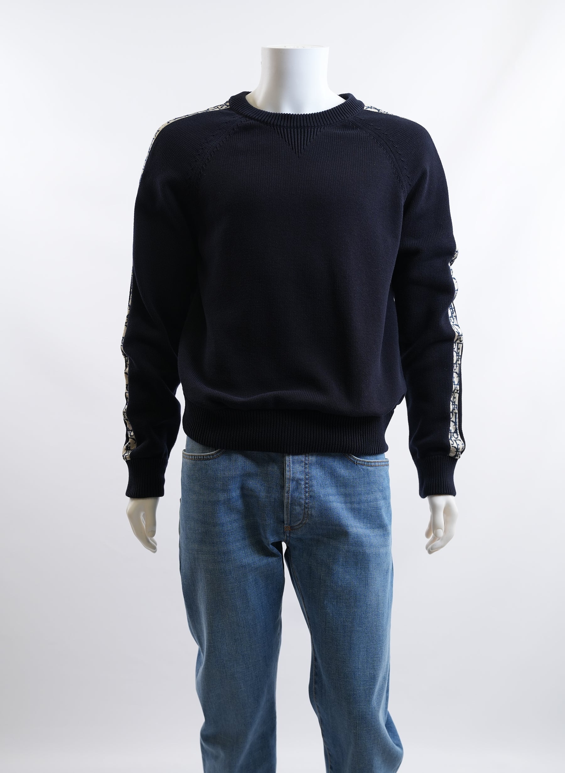 Christian Dior Deep Blue Cotton Jersery Sweater