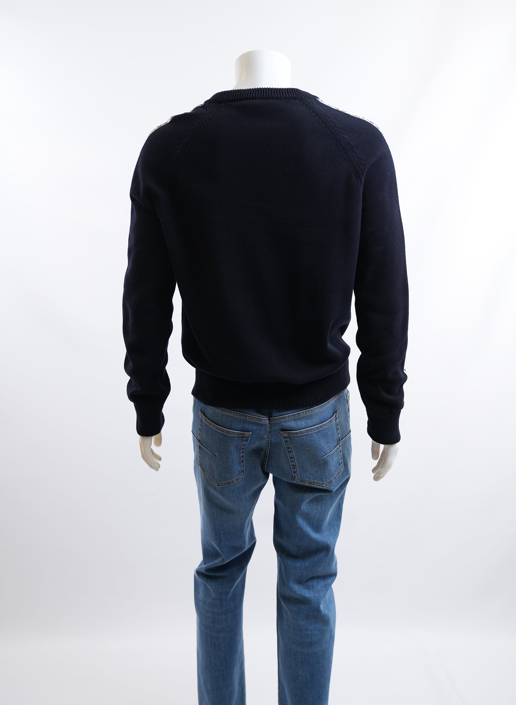 Christian Dior Deep Blue Cotton Jersery Sweater