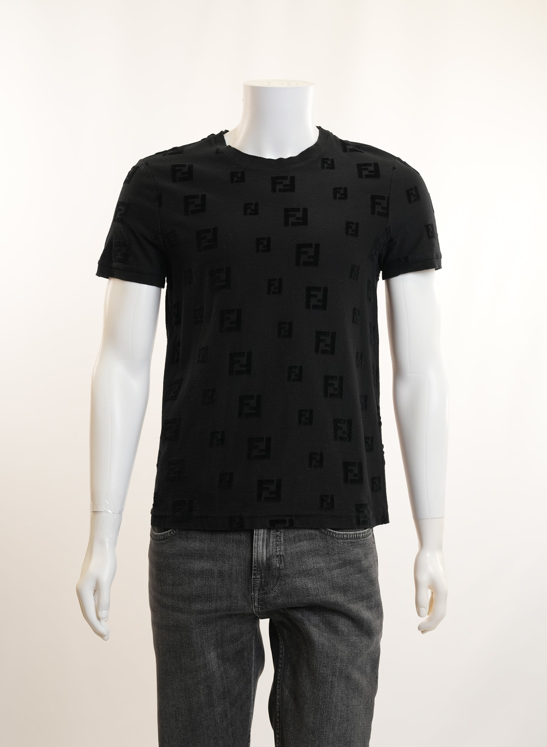 Fendi Black Monogram T-Shirt
