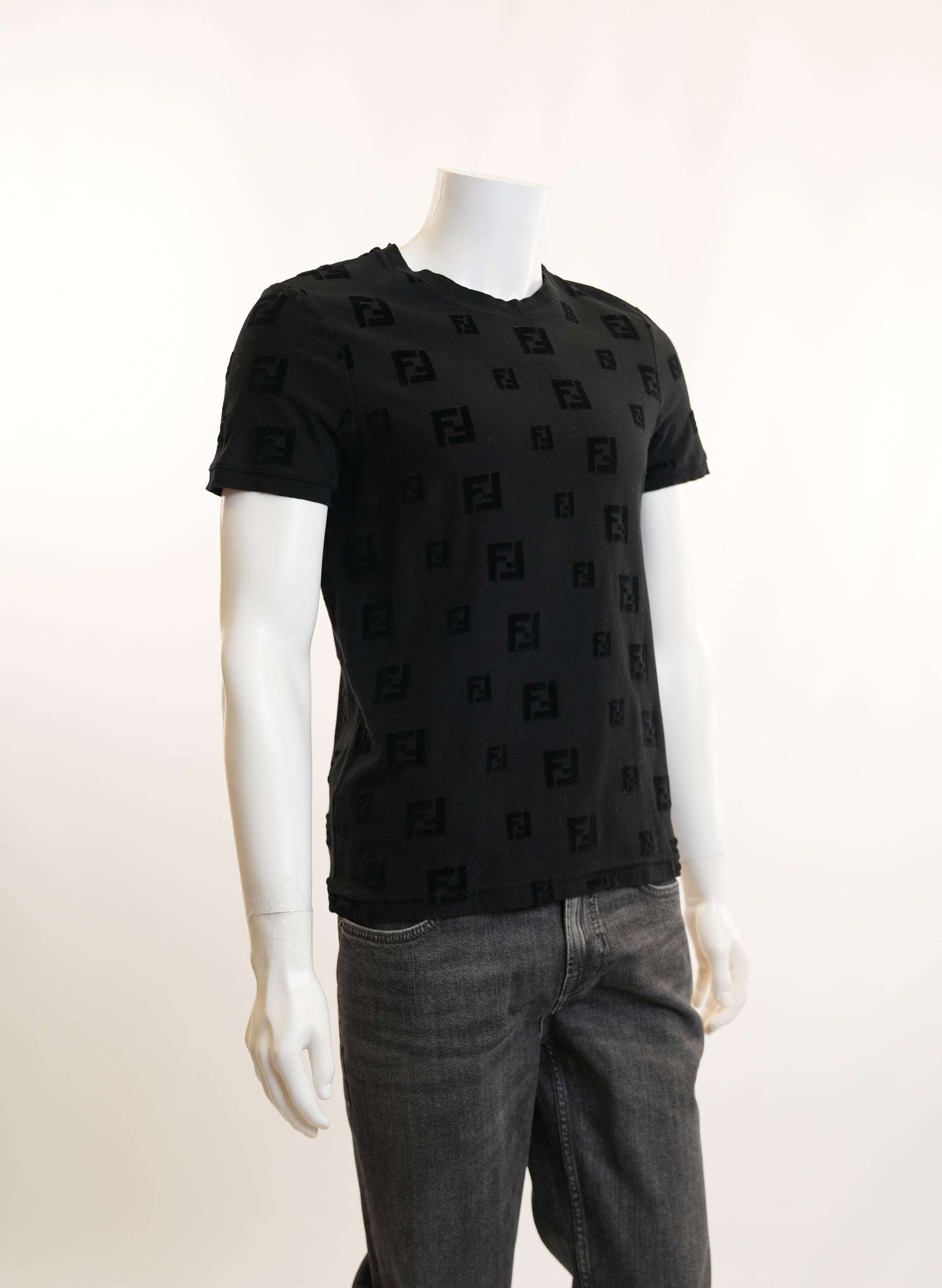 Fendi Black Monogram T-Shirt