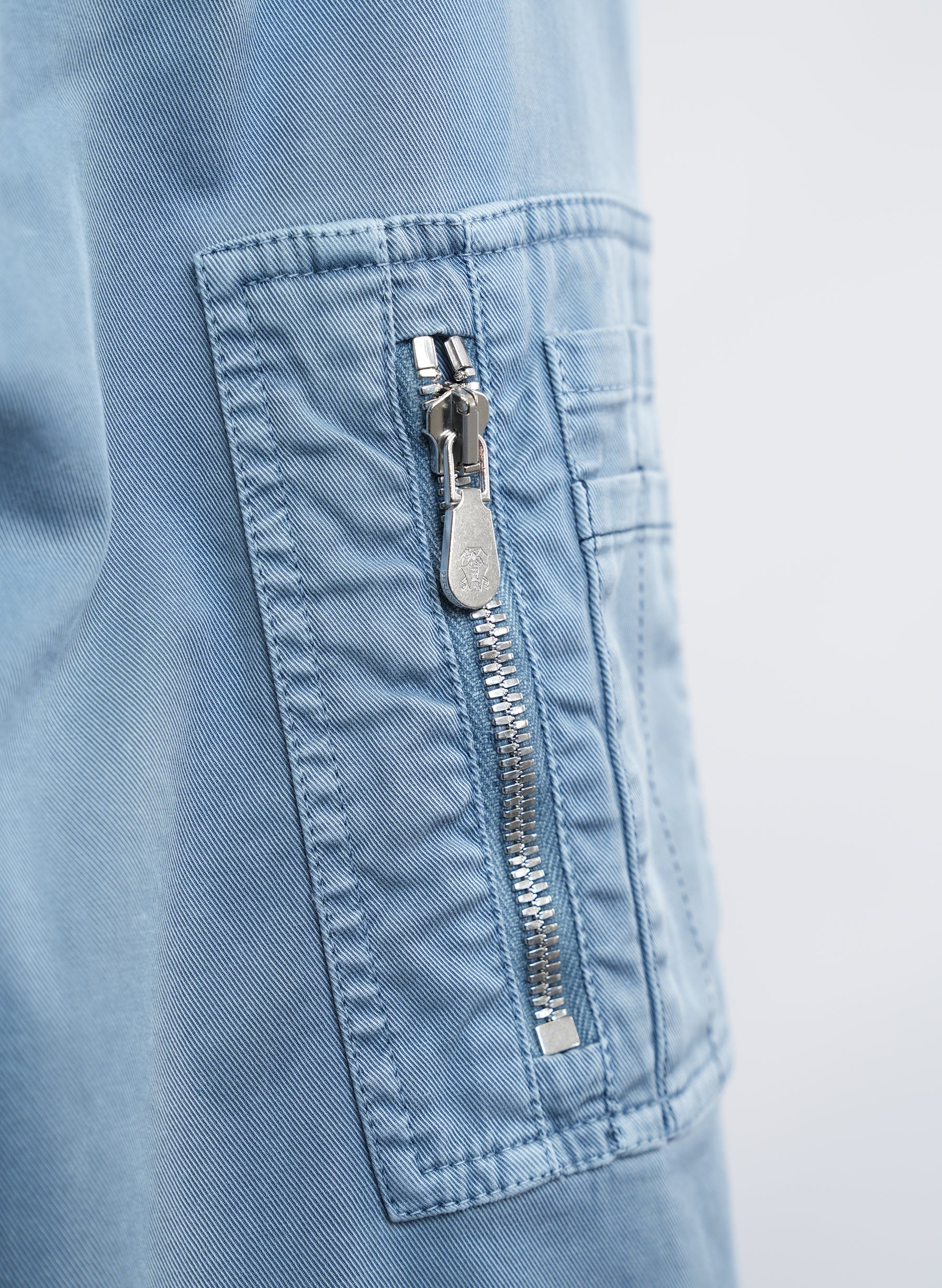 Brunello Cucinelli Blue Bomber Jacket