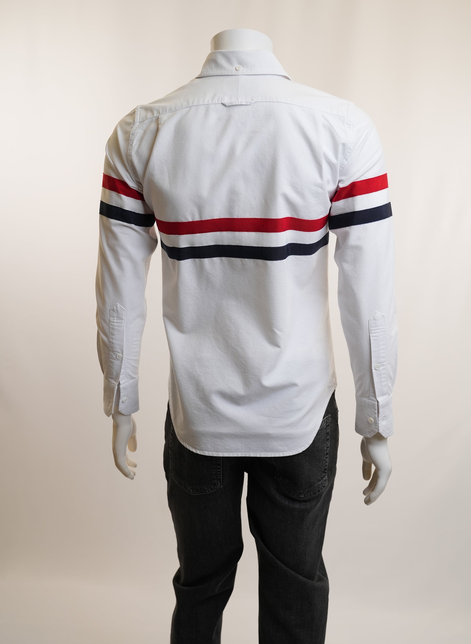 Thom Browne White Button-Down Shirt