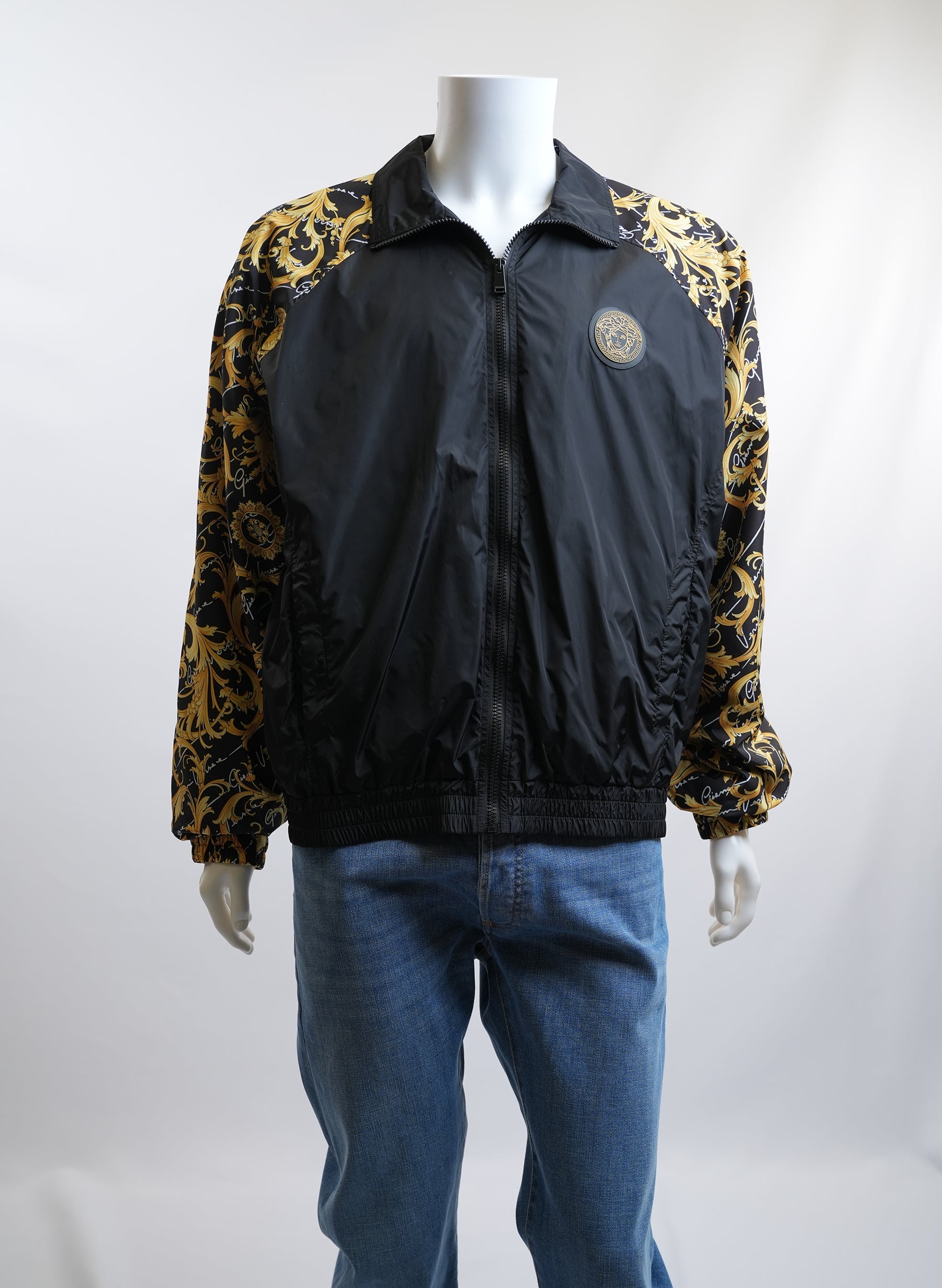 Versace Barocco Print Windbreaker Jacket
