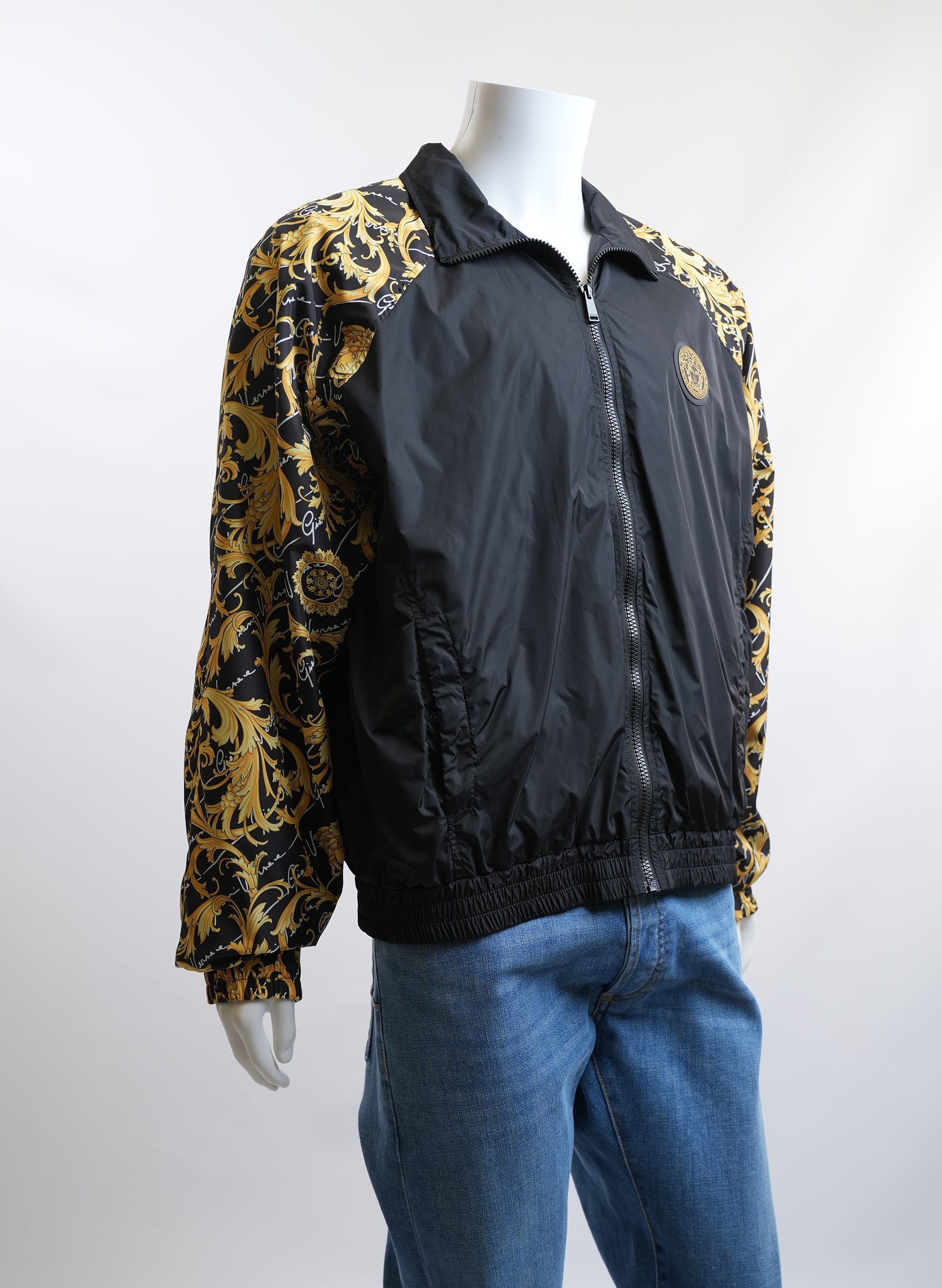 Versace Barocco Print Windbreaker Jacket