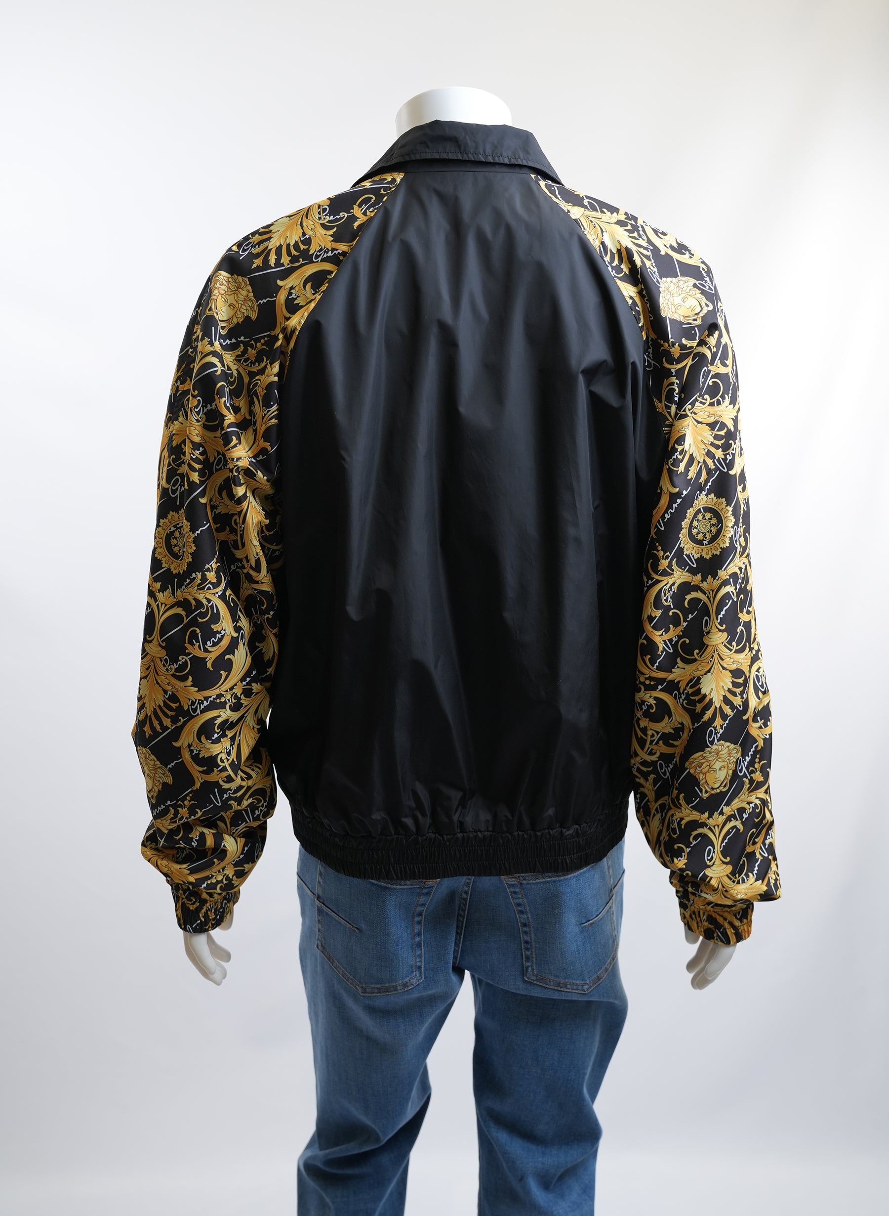 Versace Barocco Print Windbreaker Jacket
