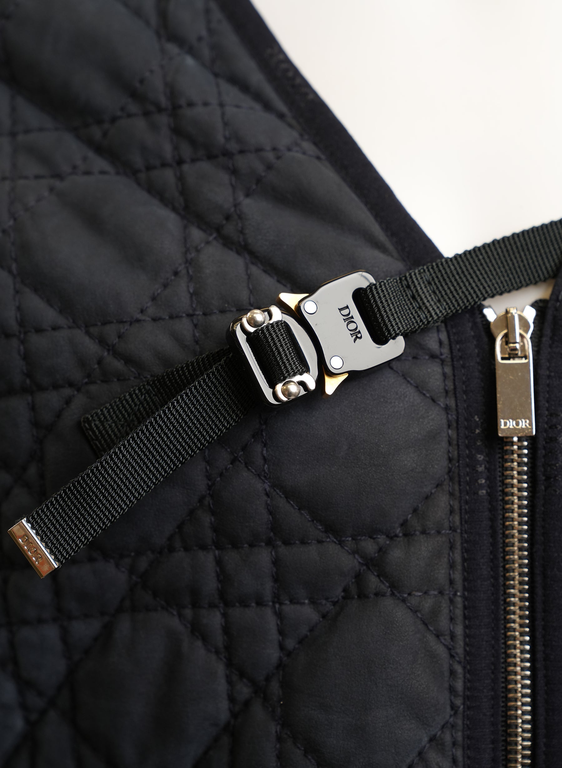 Christian Dior Cannage Zipped Jacket