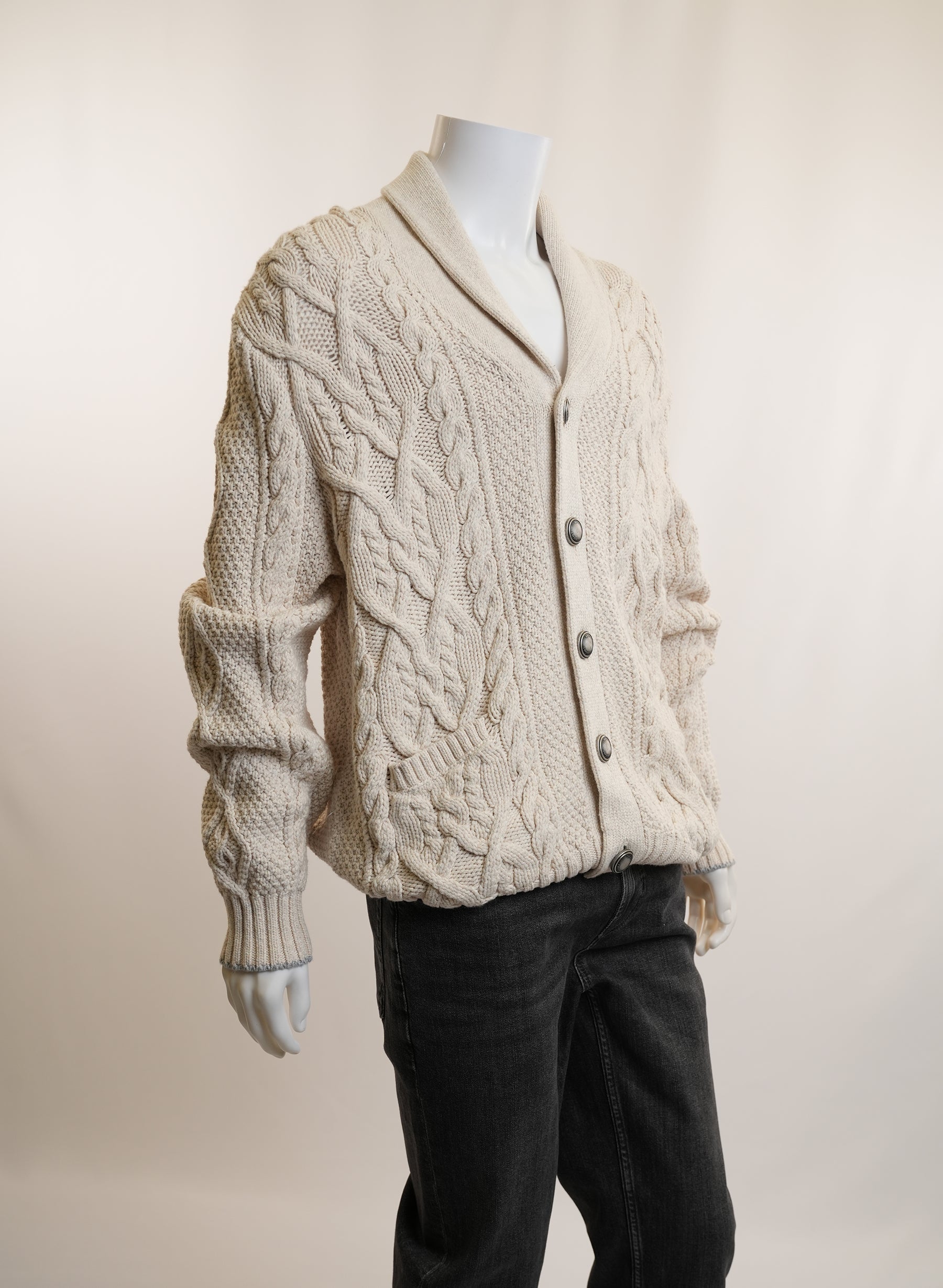 Brunello Cucinelli Cable Yarn Cashmere Cardigan