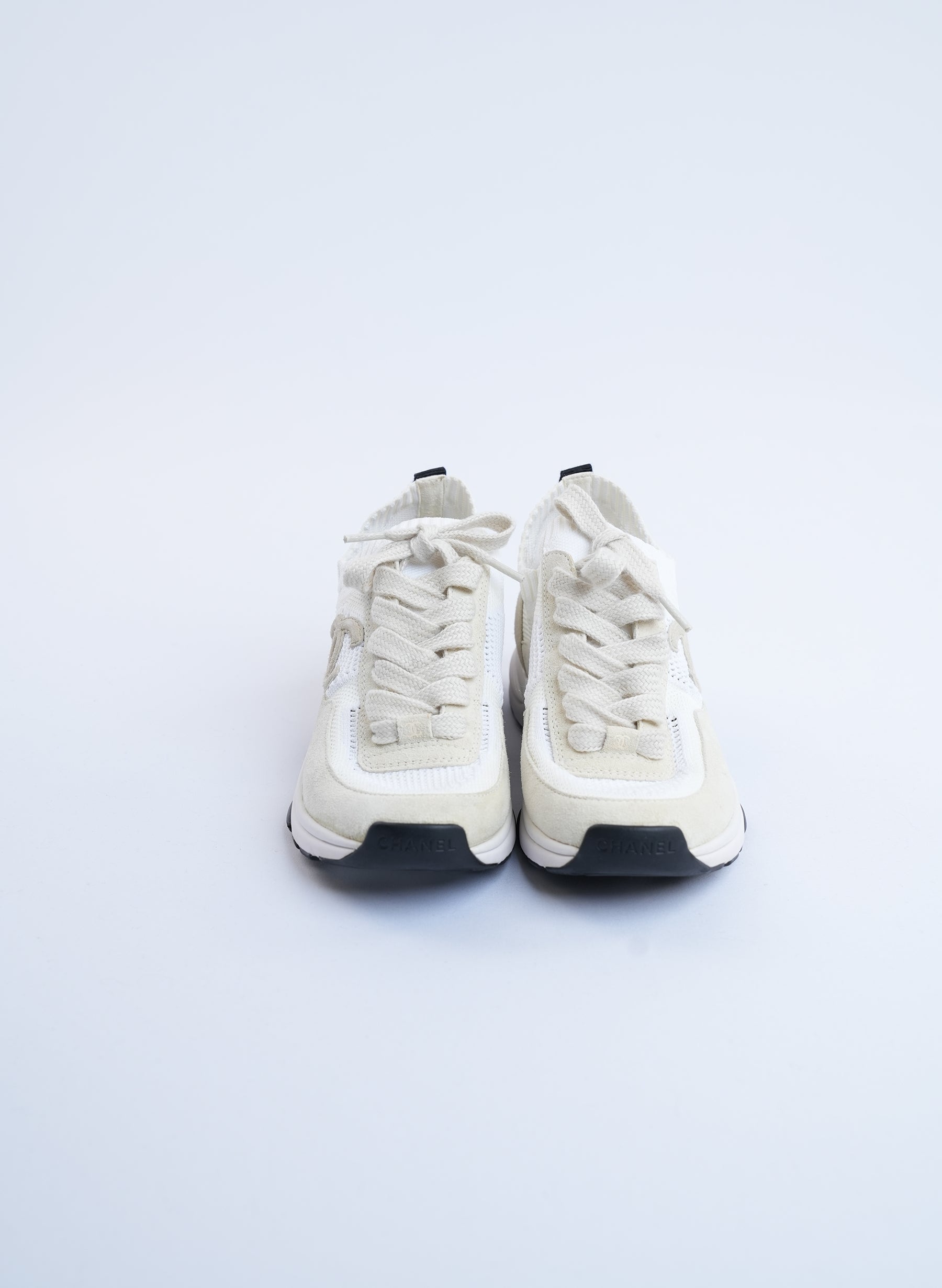 Chanel CC Logo Sneakers