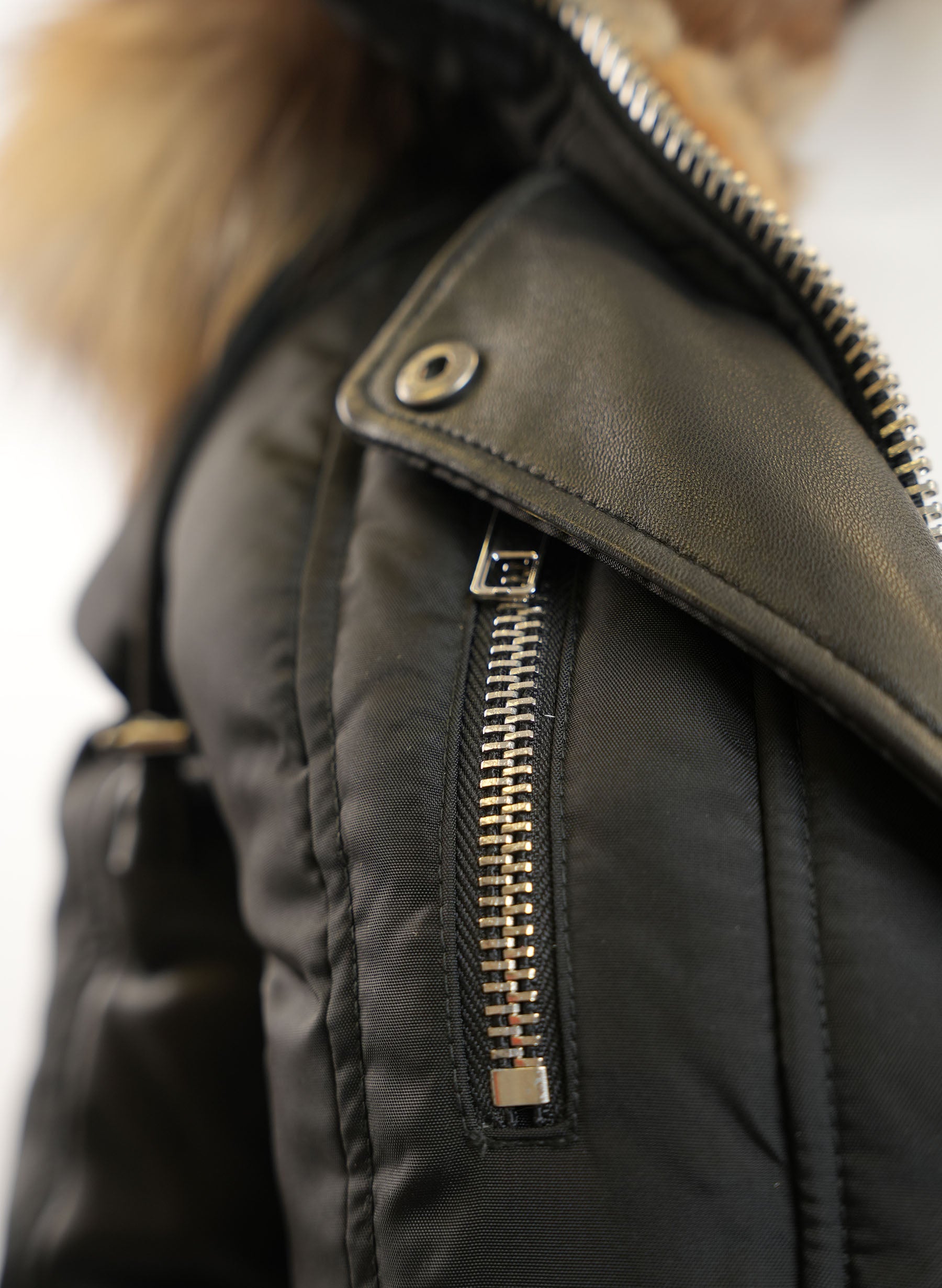 Parka en fourrure de renard Nicole Benisti Brera