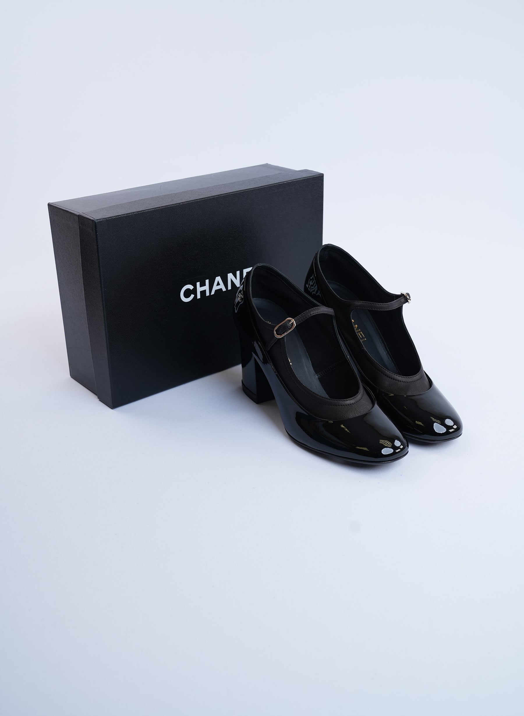 Chanel High Heel Pump With Straps