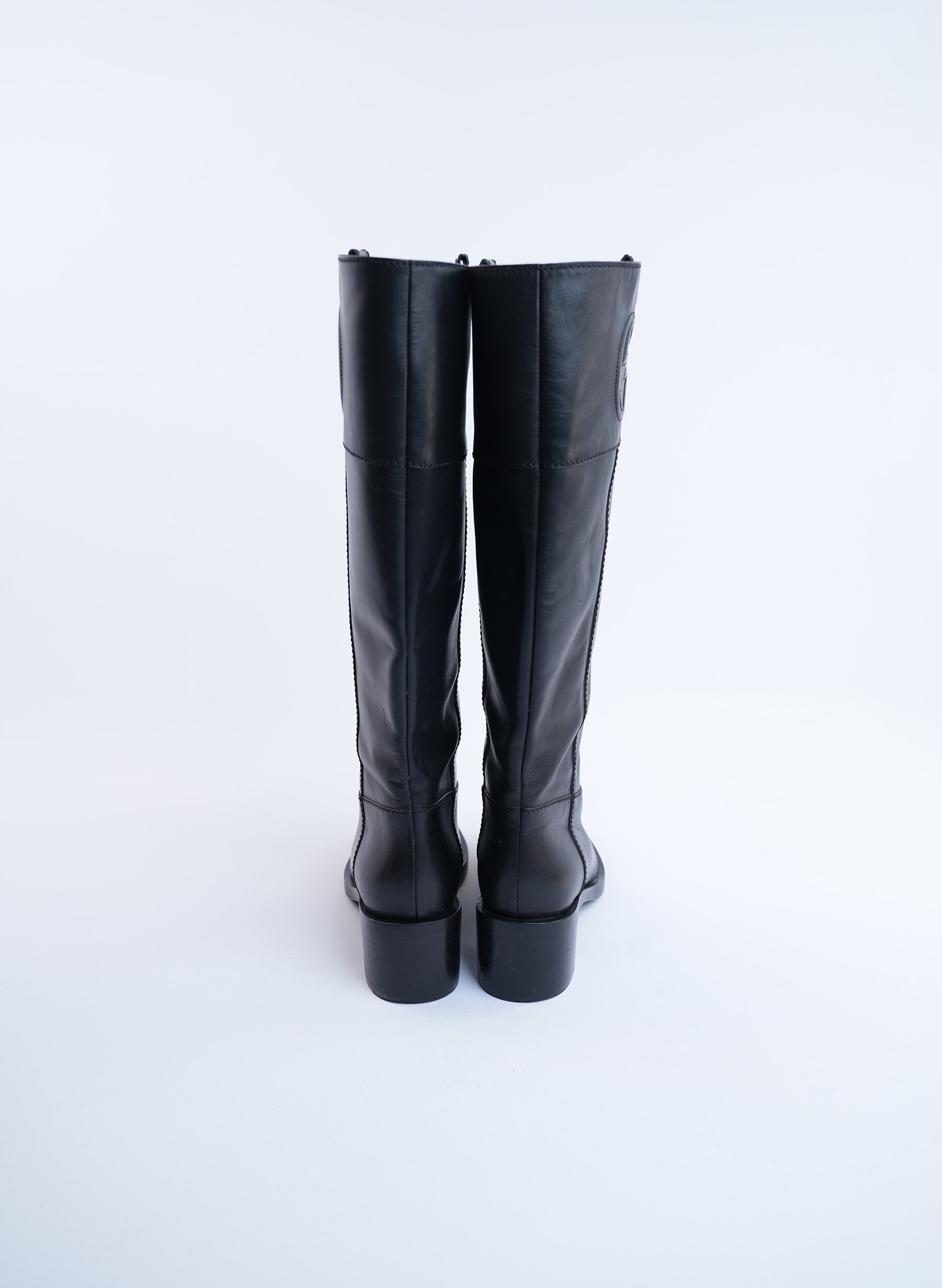Gucci Logo Black Boots