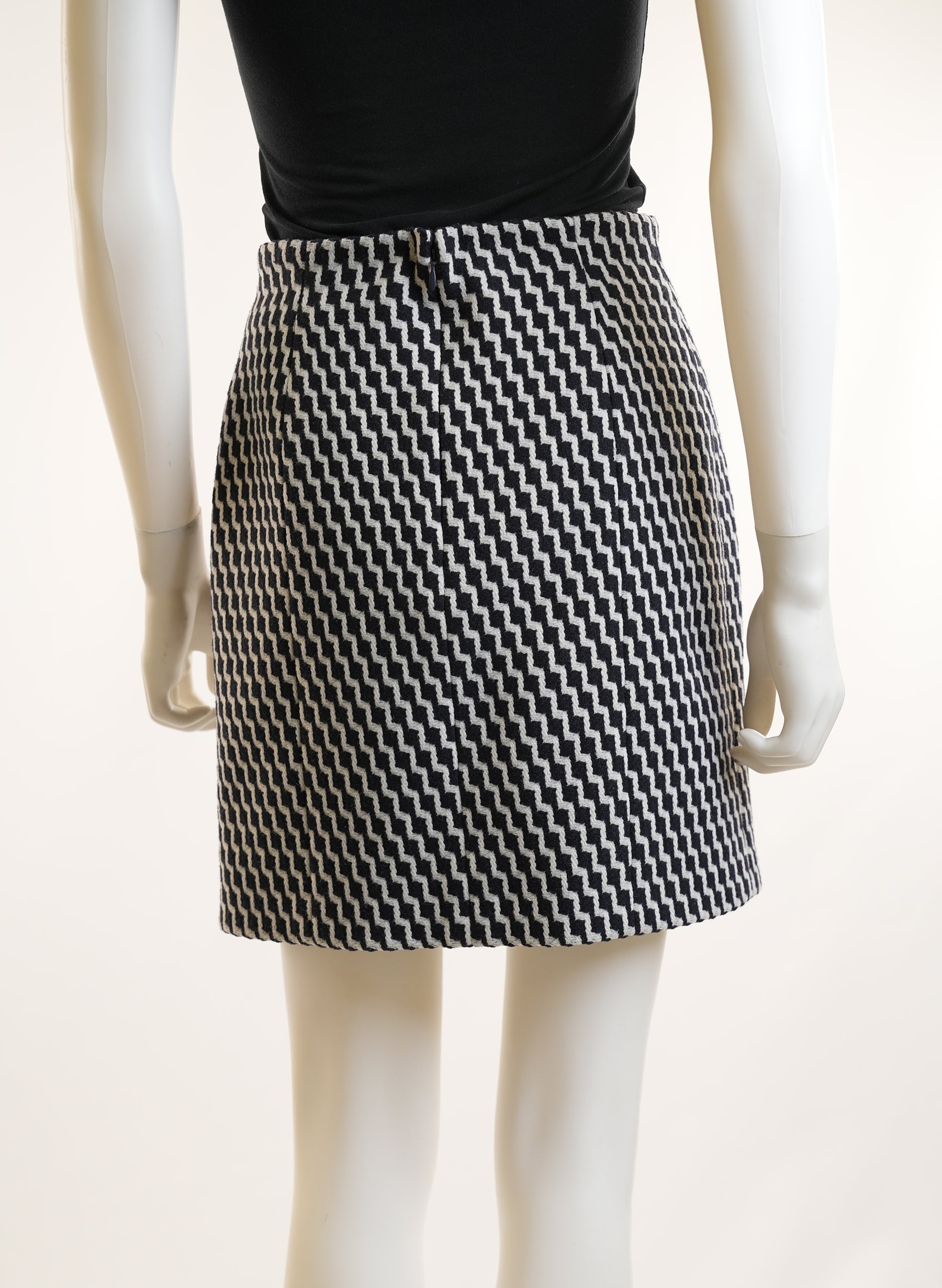 Chanel Wool Mini Skirt