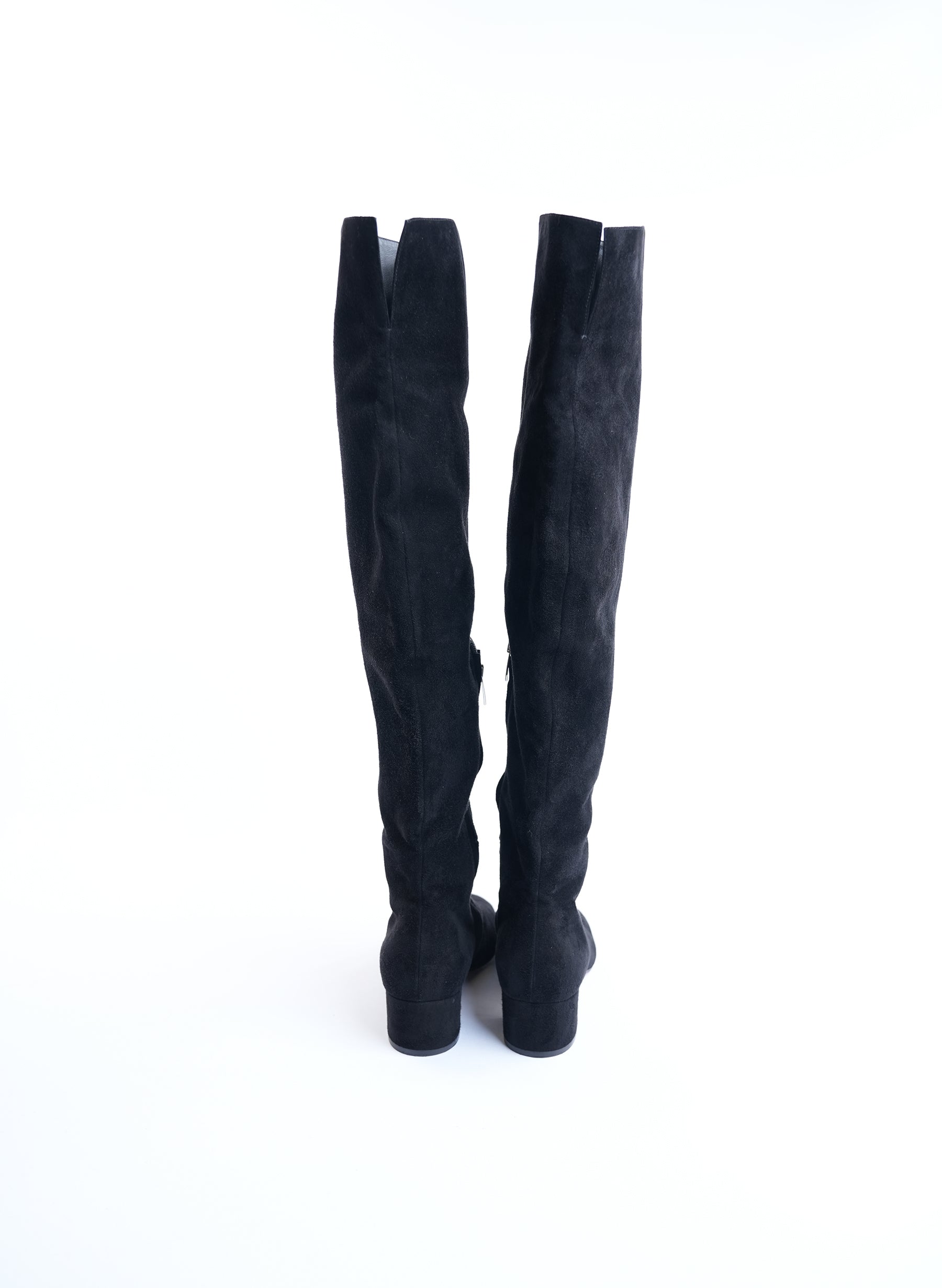 Gianvito Rossi Long Black Suede Boots