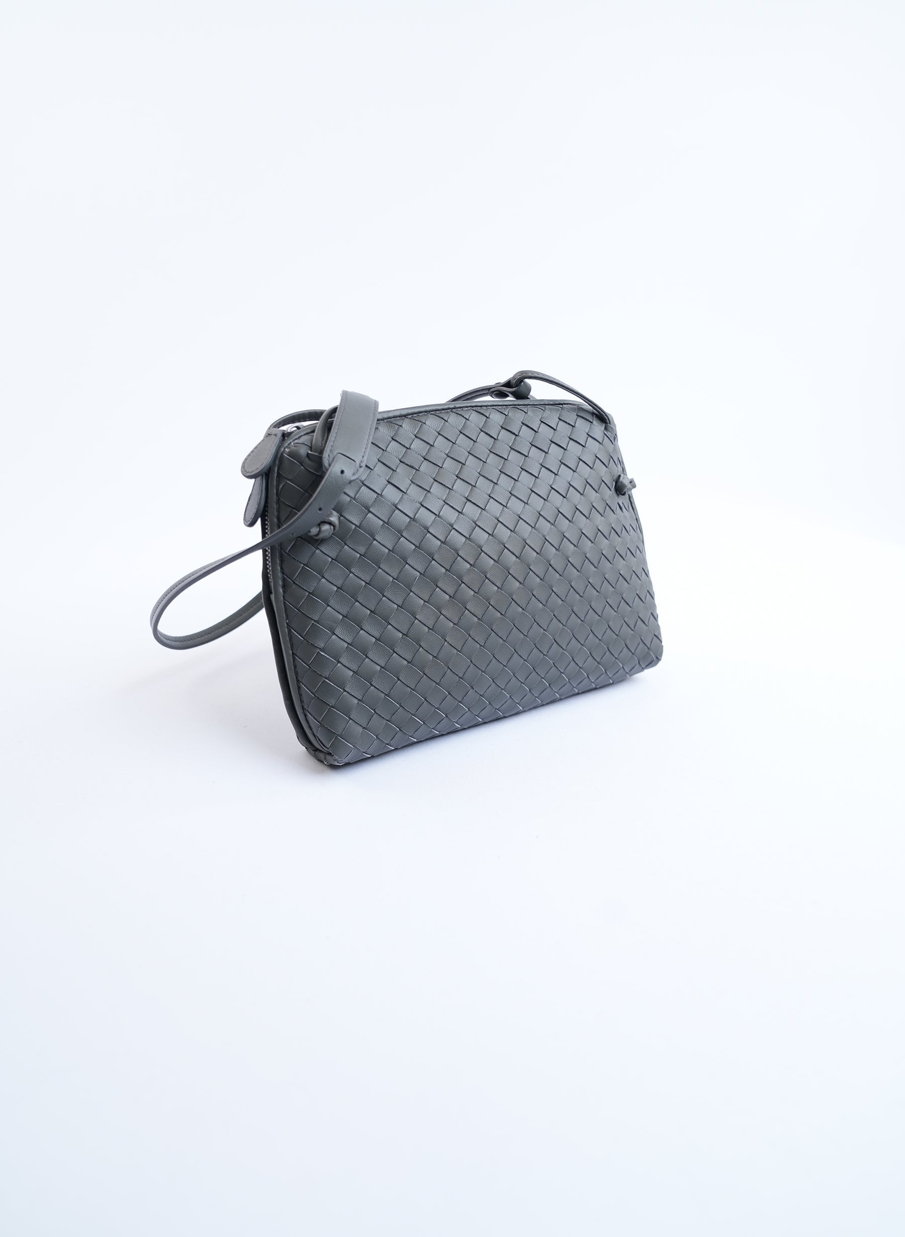 Bottega Nodini Dark Gery Bag