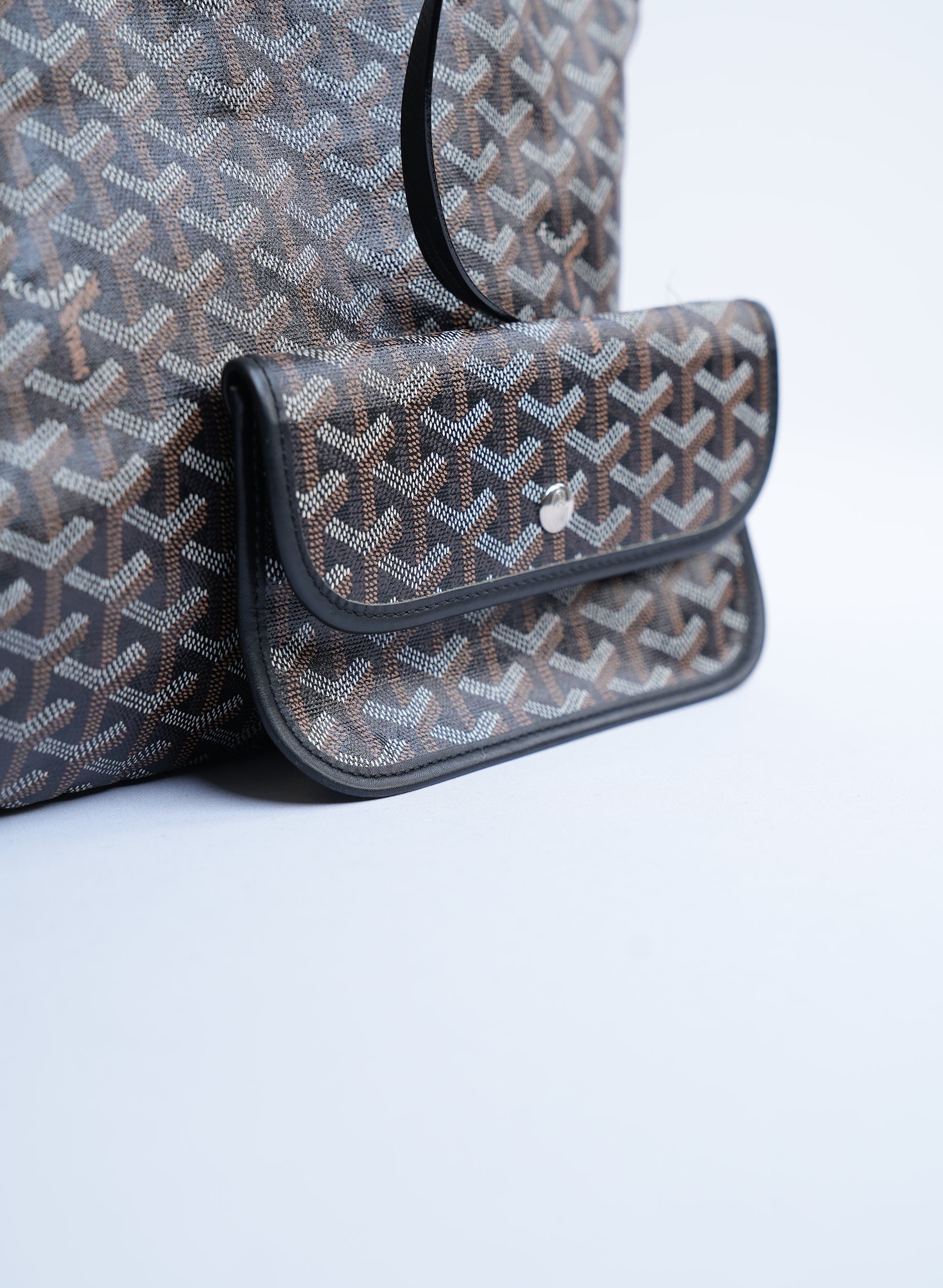 Goyard Saint Louis PM Tote In Black