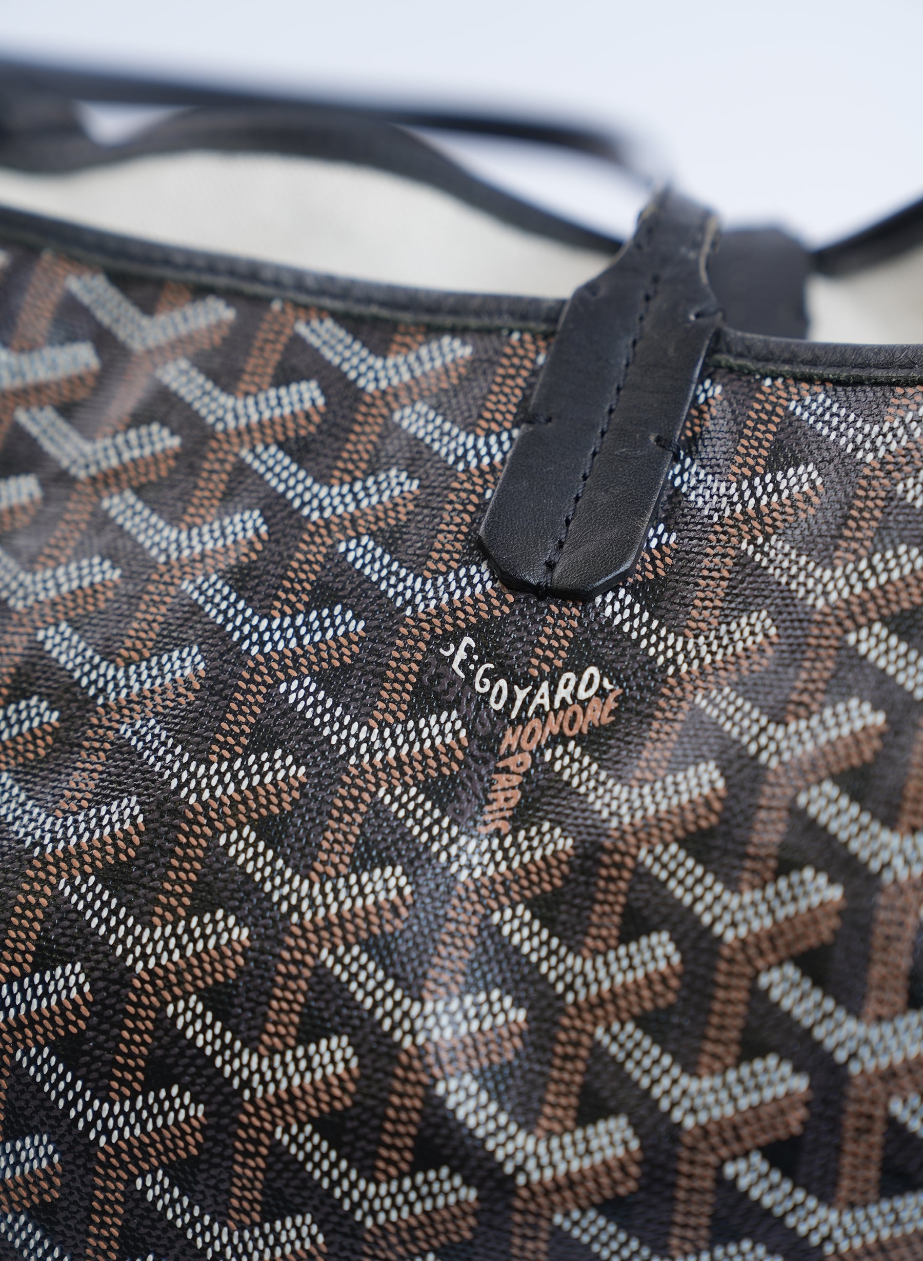 Goyard Saint Louis PM Tote In Black